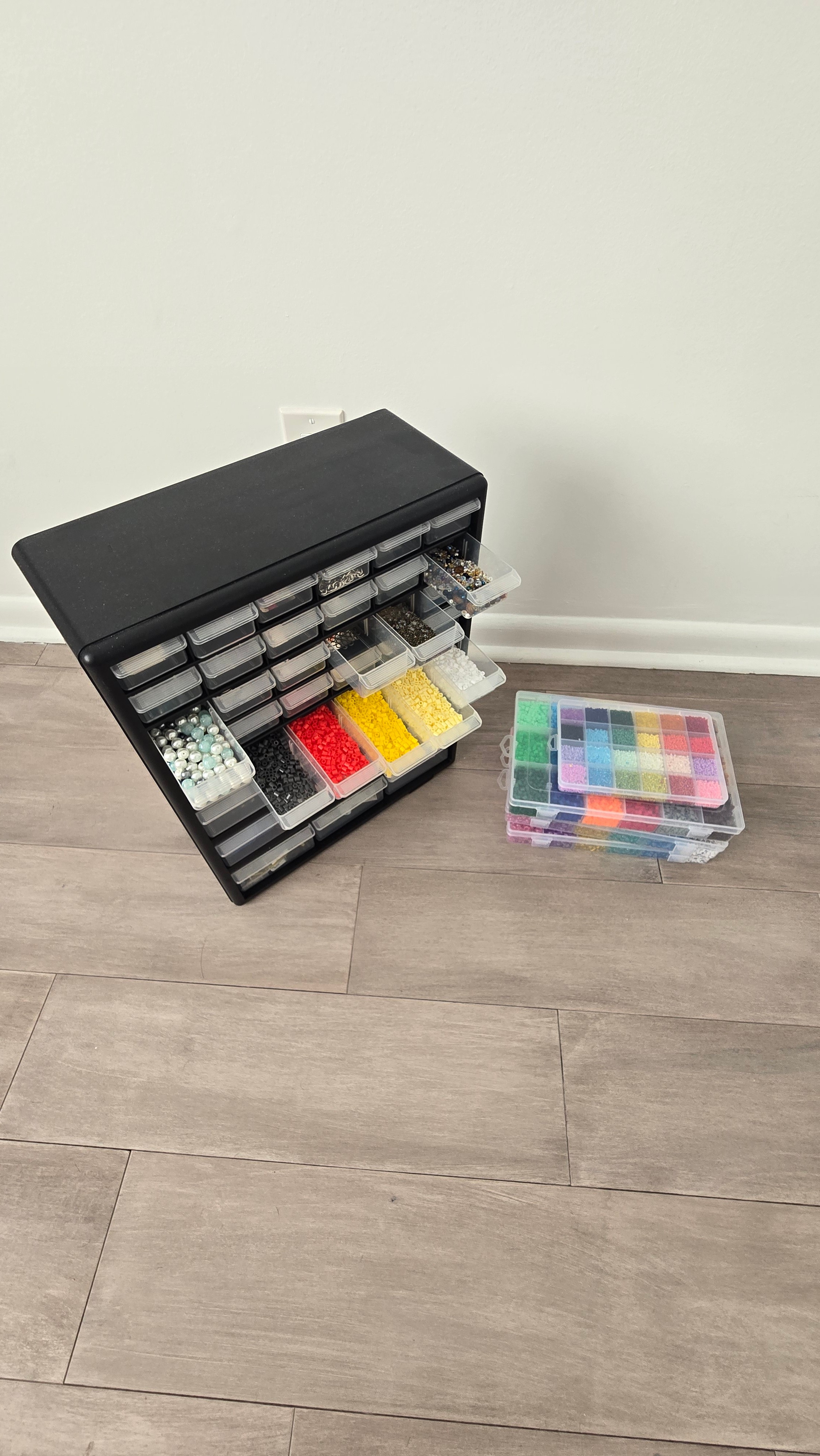 Huge Bead Crafting Bundle + Organizer Storage