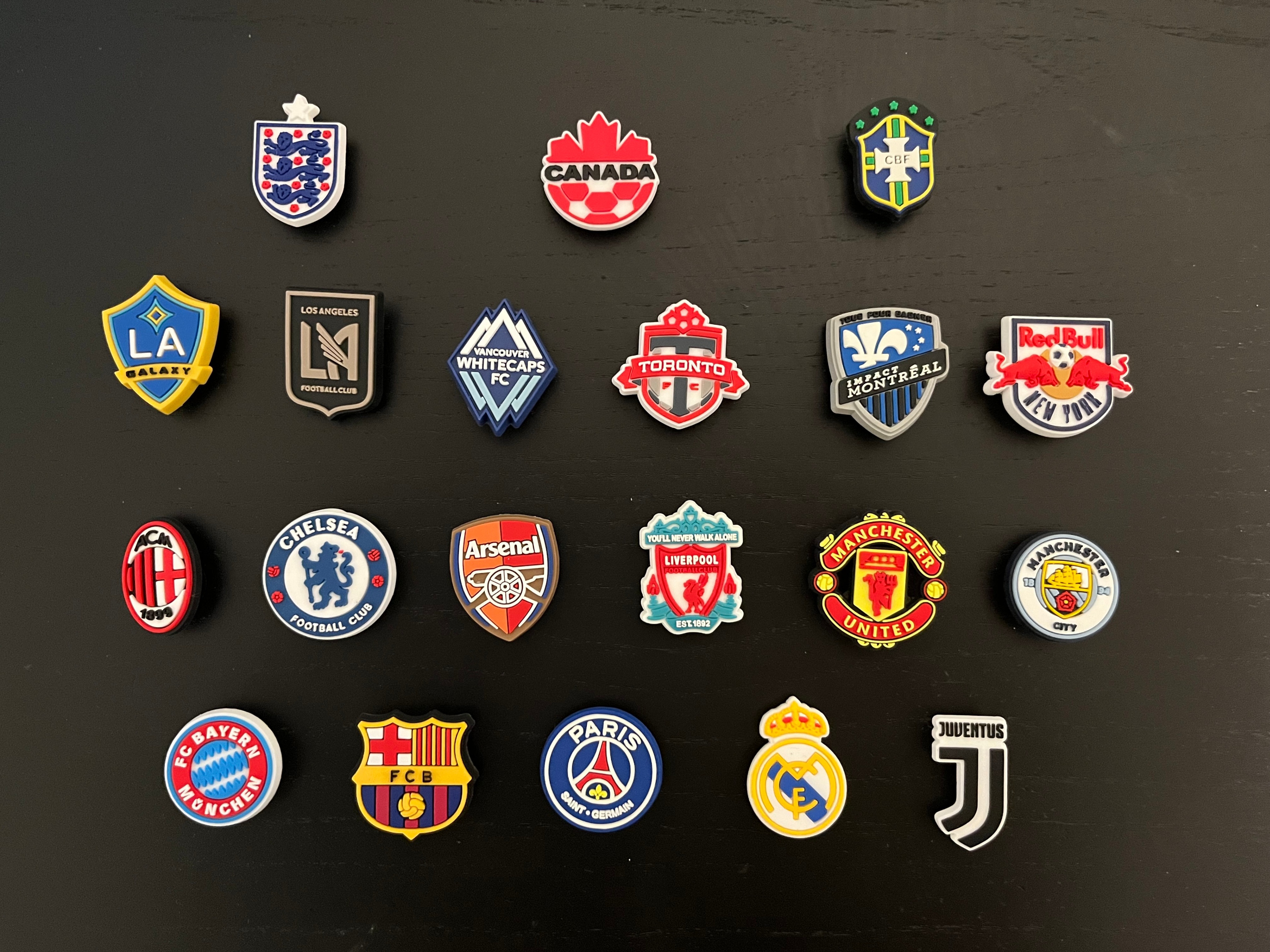 Soccer MLS EPL Toronto FC Charms / Jibbits