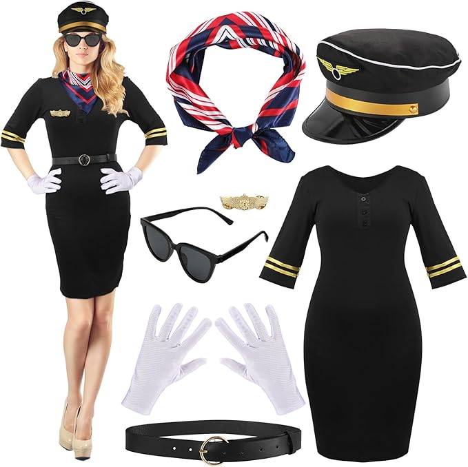 Flight Attendant Costume Women's