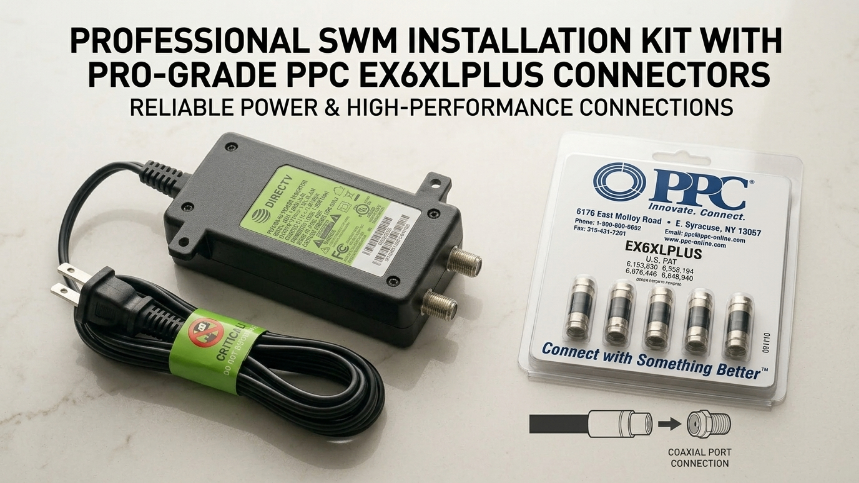 Conectores PPC EX6XLPLUS RG6 (bolsa de 50 unid. – calidad prof.