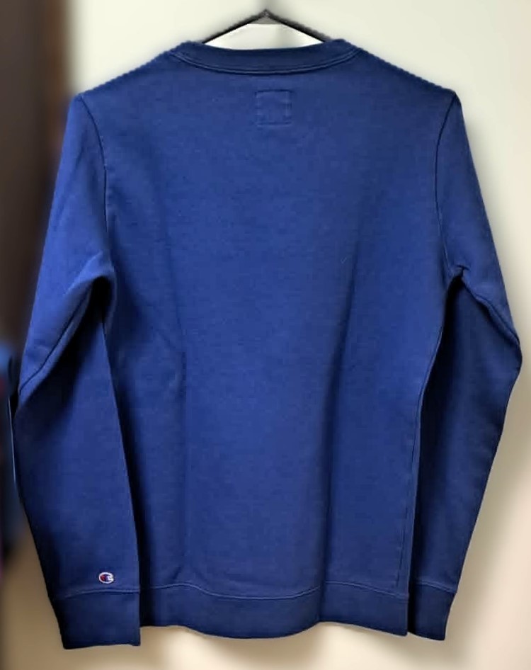 Champion Unisex Royal Blue Crewneck Sweatshirt Like New - photo 2