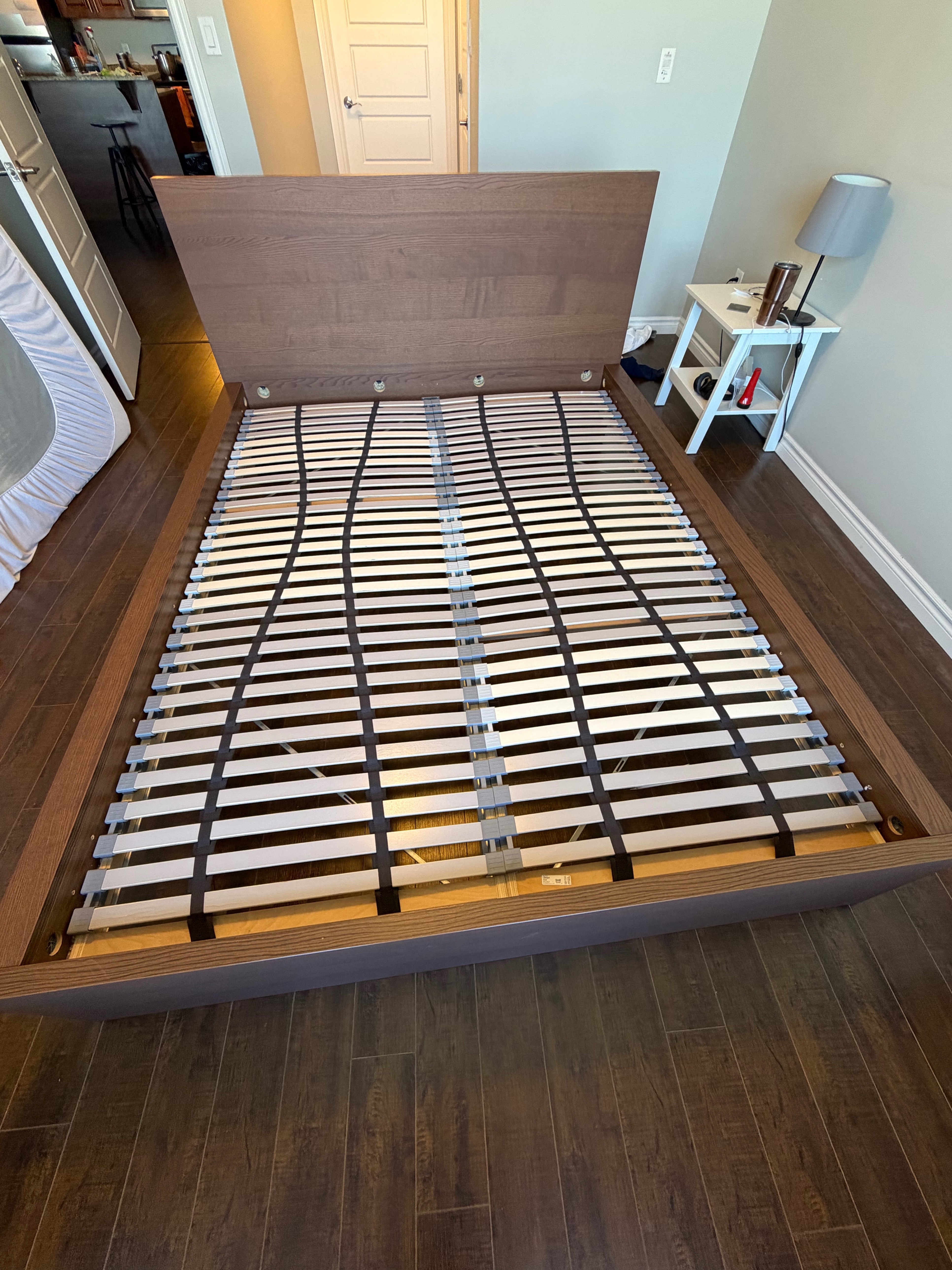 IKEA MALM Queen Bed Frame with LÖNSET Slats