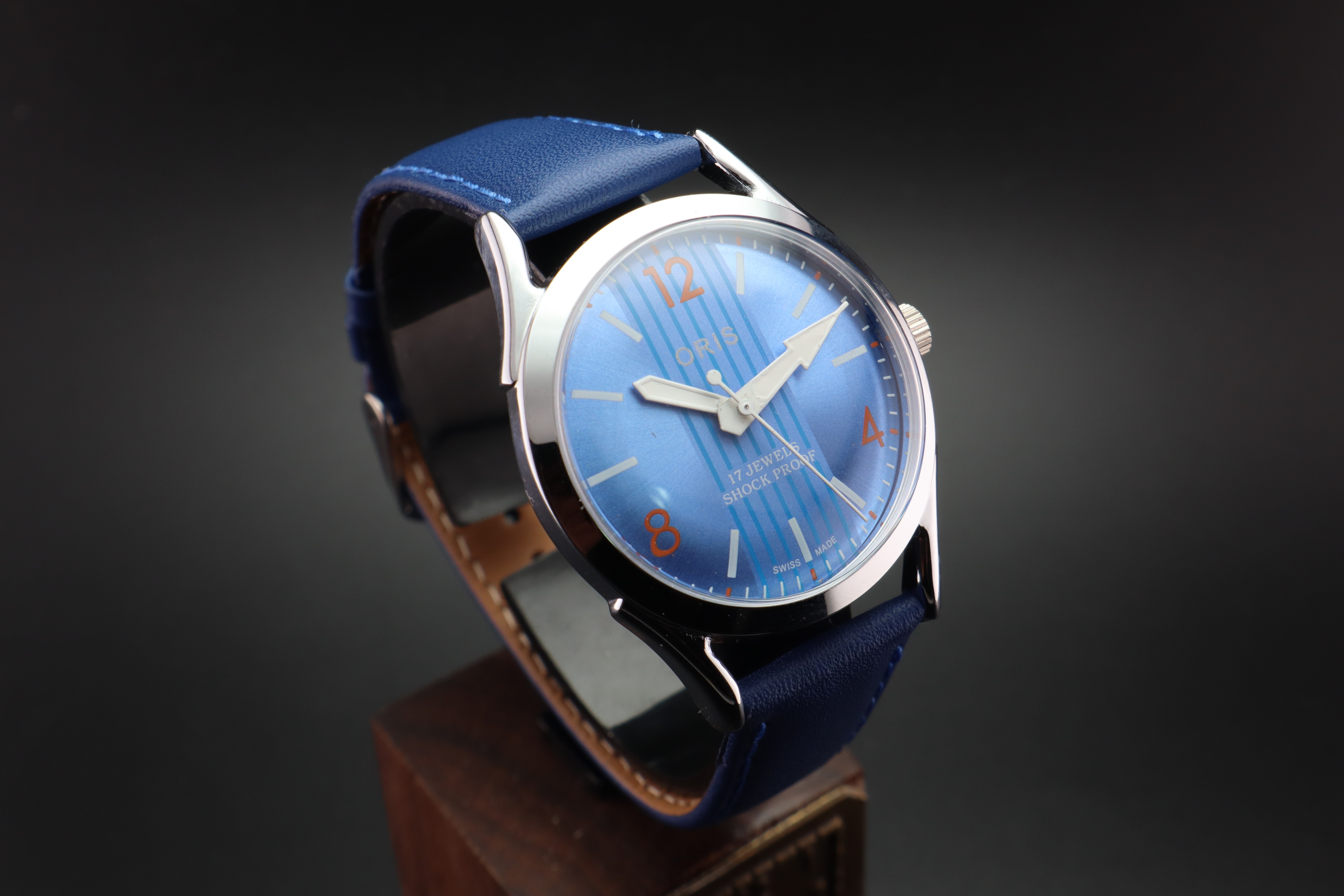 Vintage Oris Swiss ST-96 Hand Wind Mechanical Men's Watch