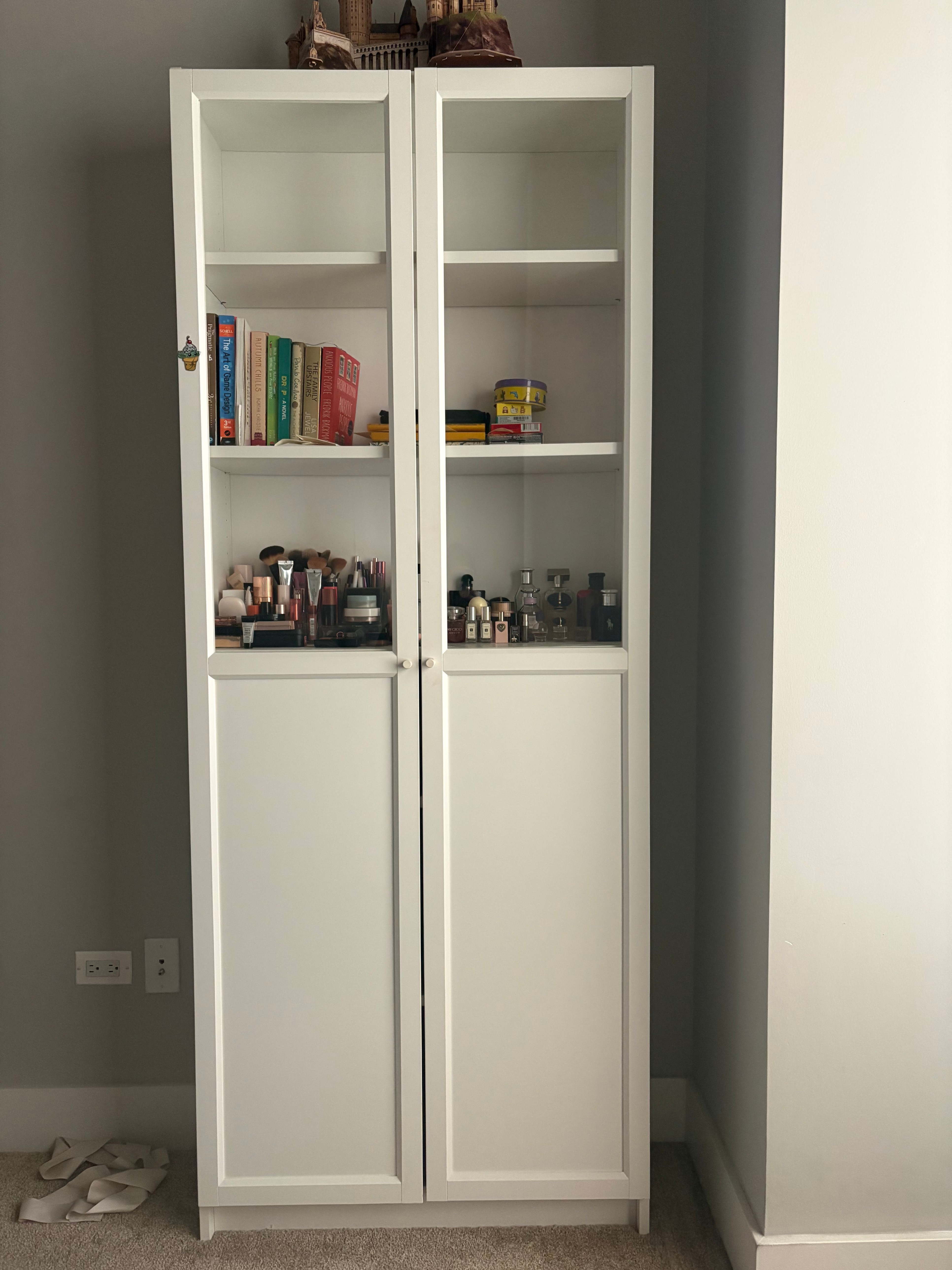 IKEA Bookcase with glass door