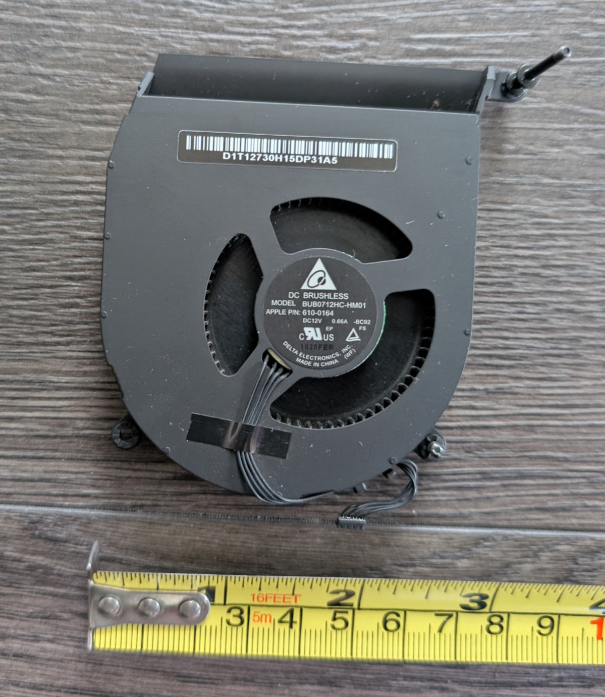 Apple internal fan (model BUB0712HC-HM01) - photo 3