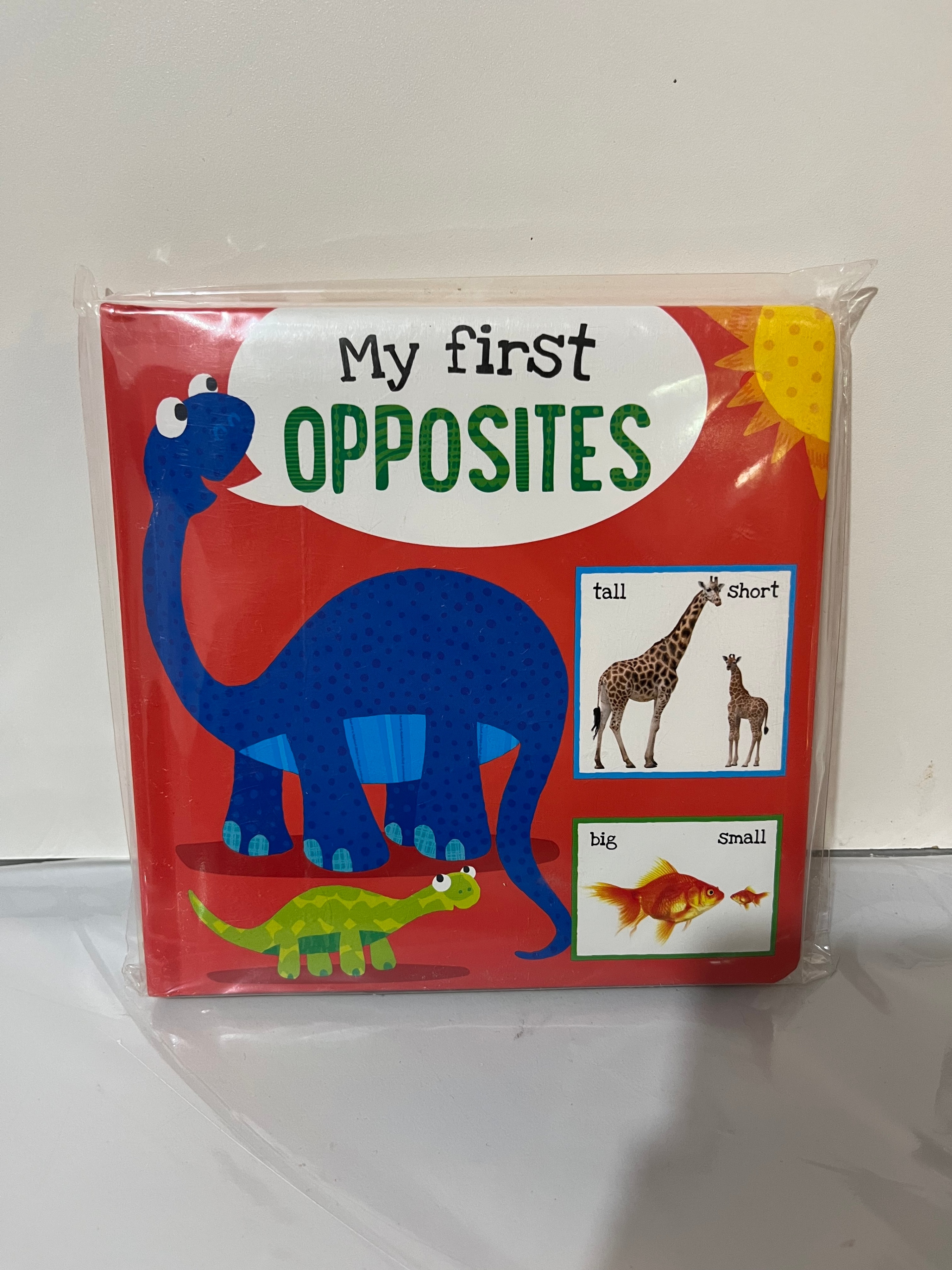 My First OPPOSITES Padded Board Book for Babies/Toddlers
