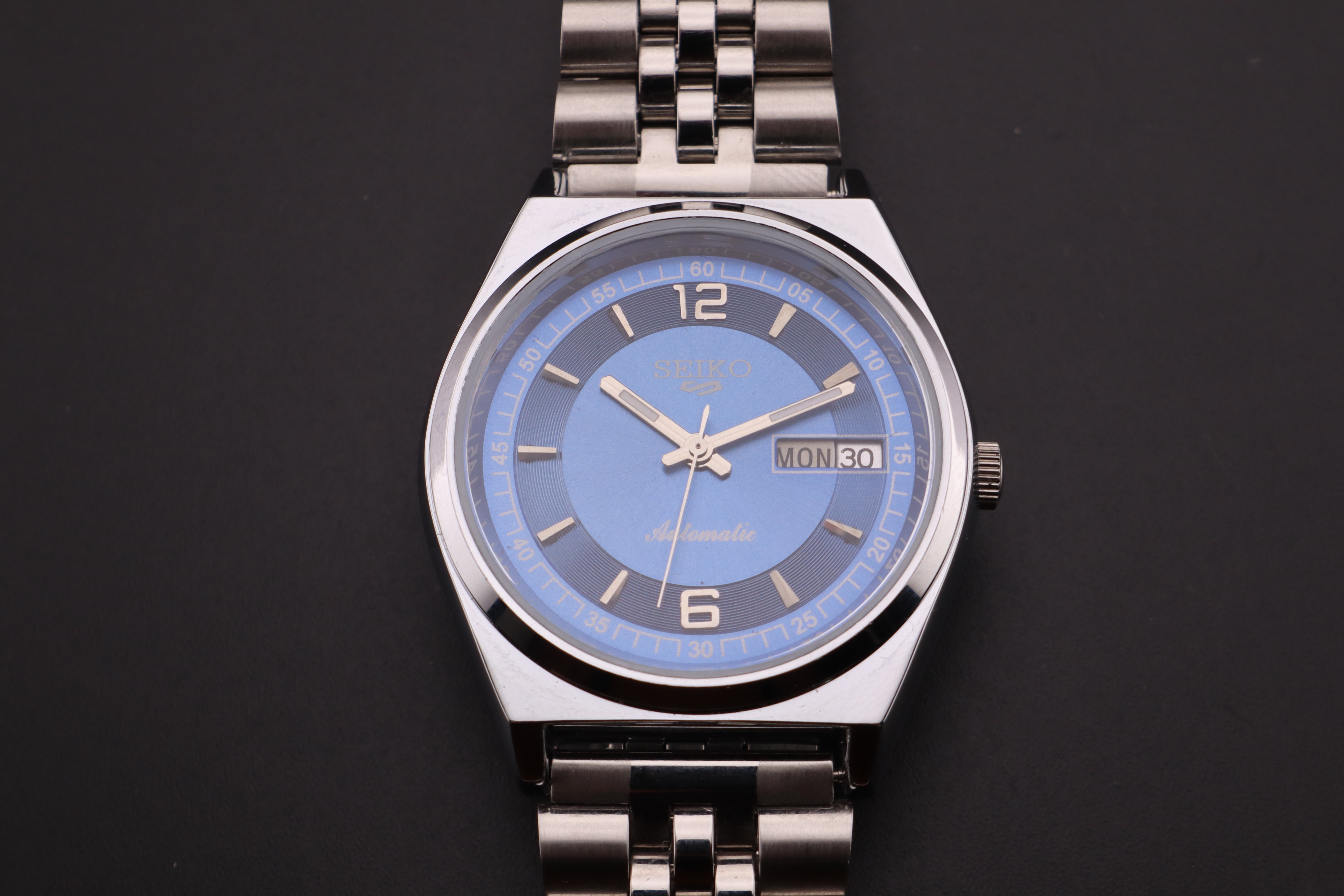 Vintage Seiko 5 Automatic 6309A Men's  Watch D&D- Japan Made - photo 5