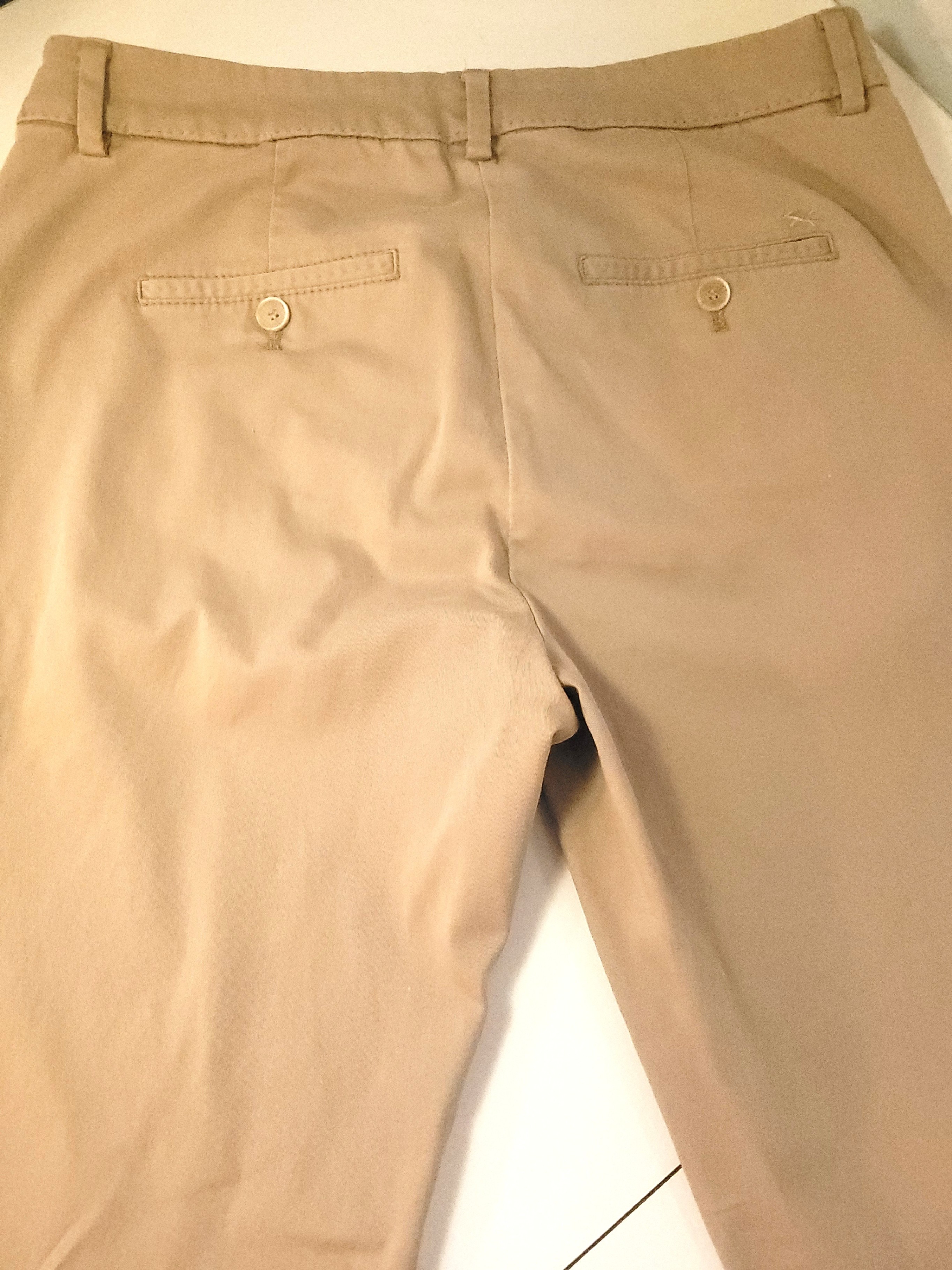BRAX Feel Good Maron Turn Beige Tapered Chino Pants Women Sz 8 - photo 5