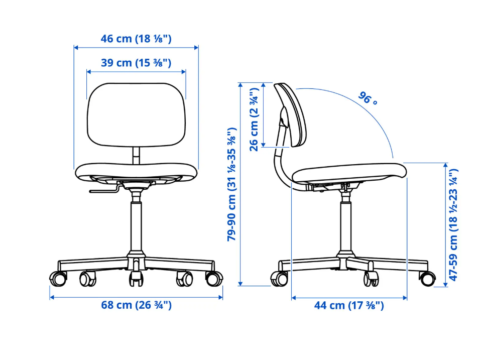 IKAE chair BLECKBERGET swivel chair - photo 3