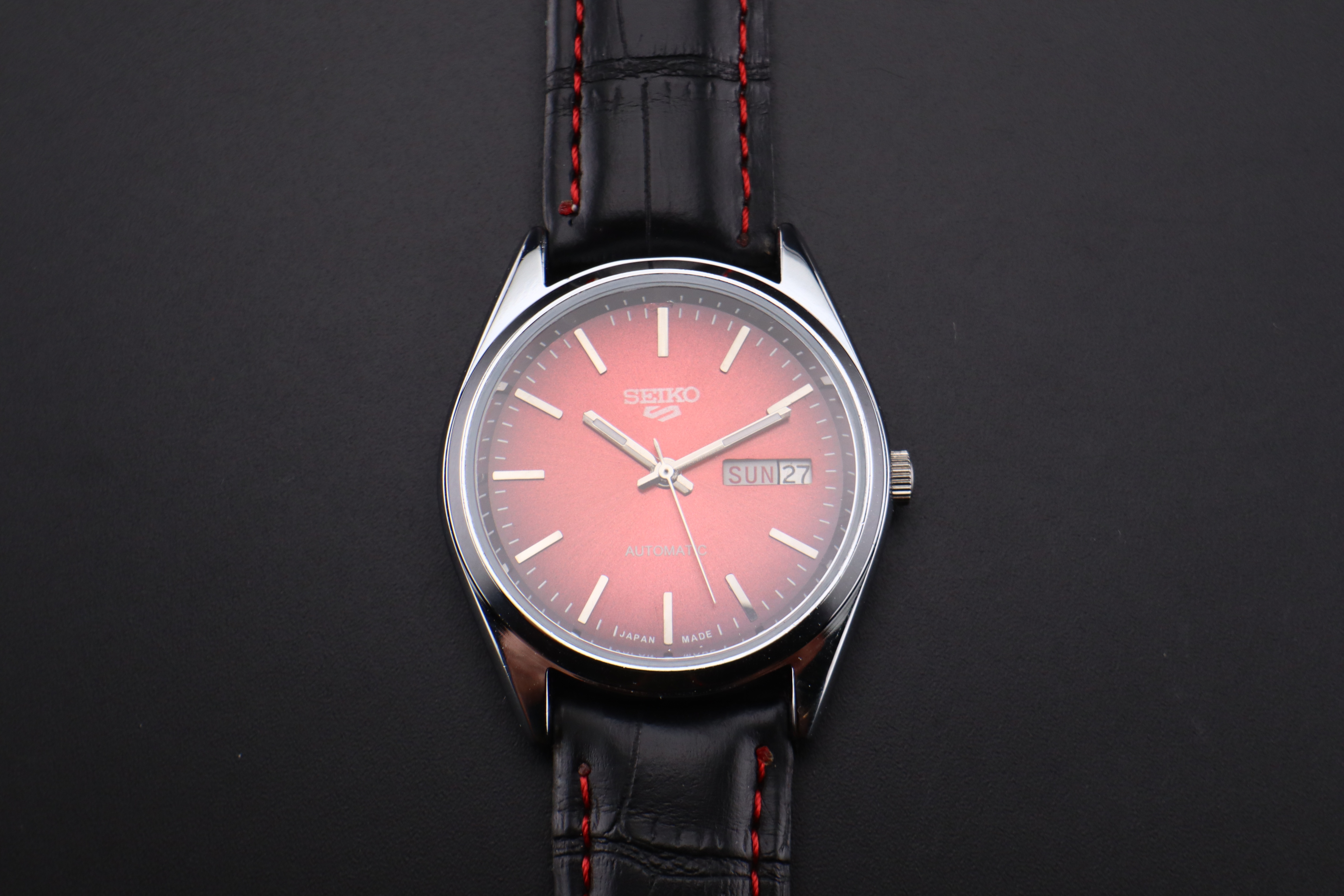 Vintage Seiko 5 Automatic 6309A Men's  Watch D&D- Japan Made - photo 4