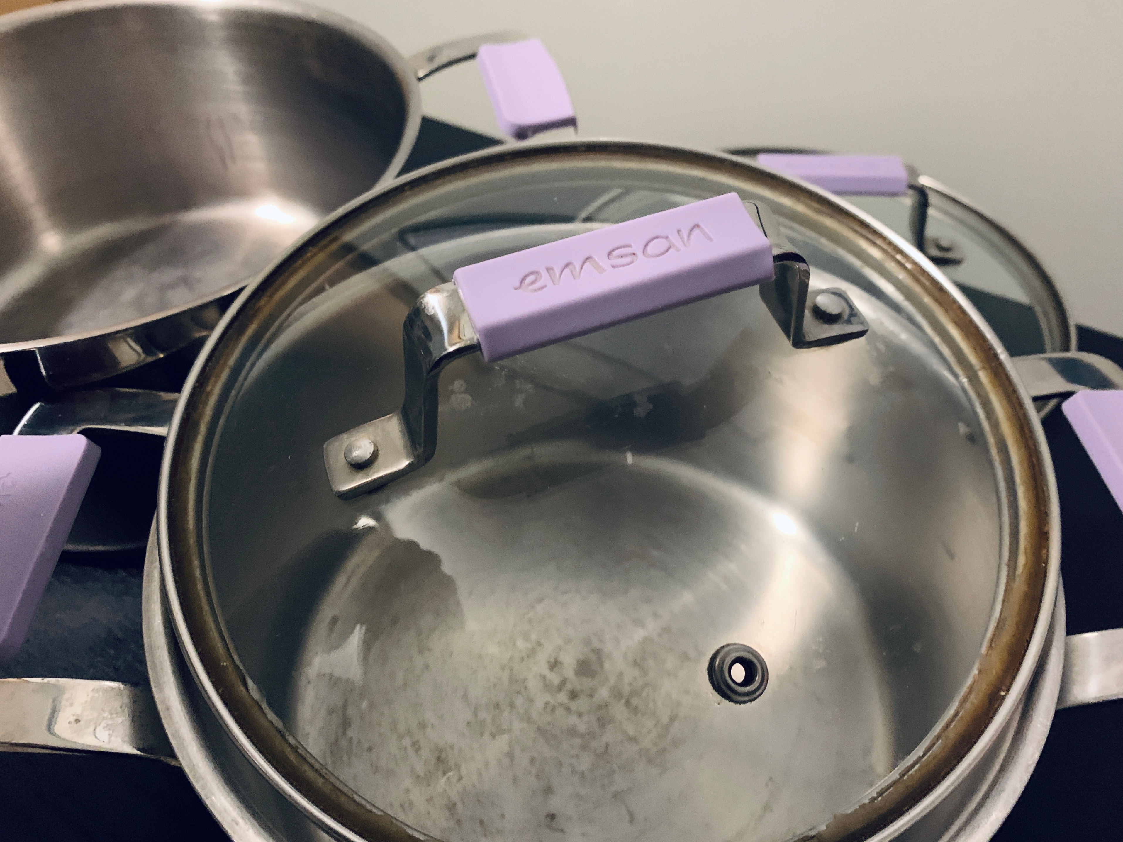 Emsan Premium Stainless Steel Pots, Cookware Set of 2 - photo 4