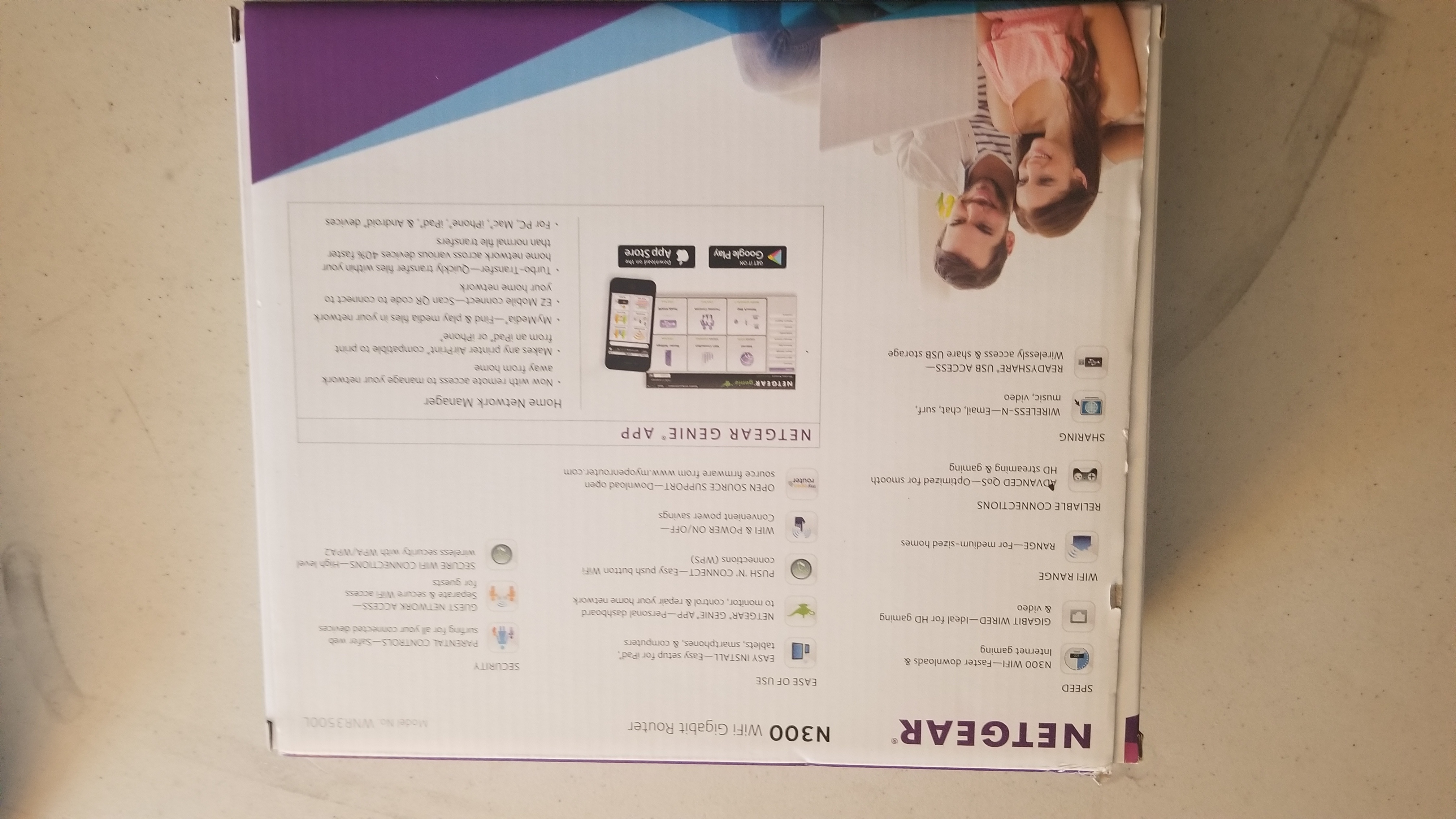 NETGEAR N300 WiFi Gigabit Router (WNR3500L) - photo 3