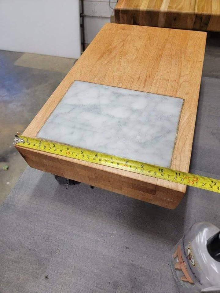 Wood and Marble Cutting Board - photo 3