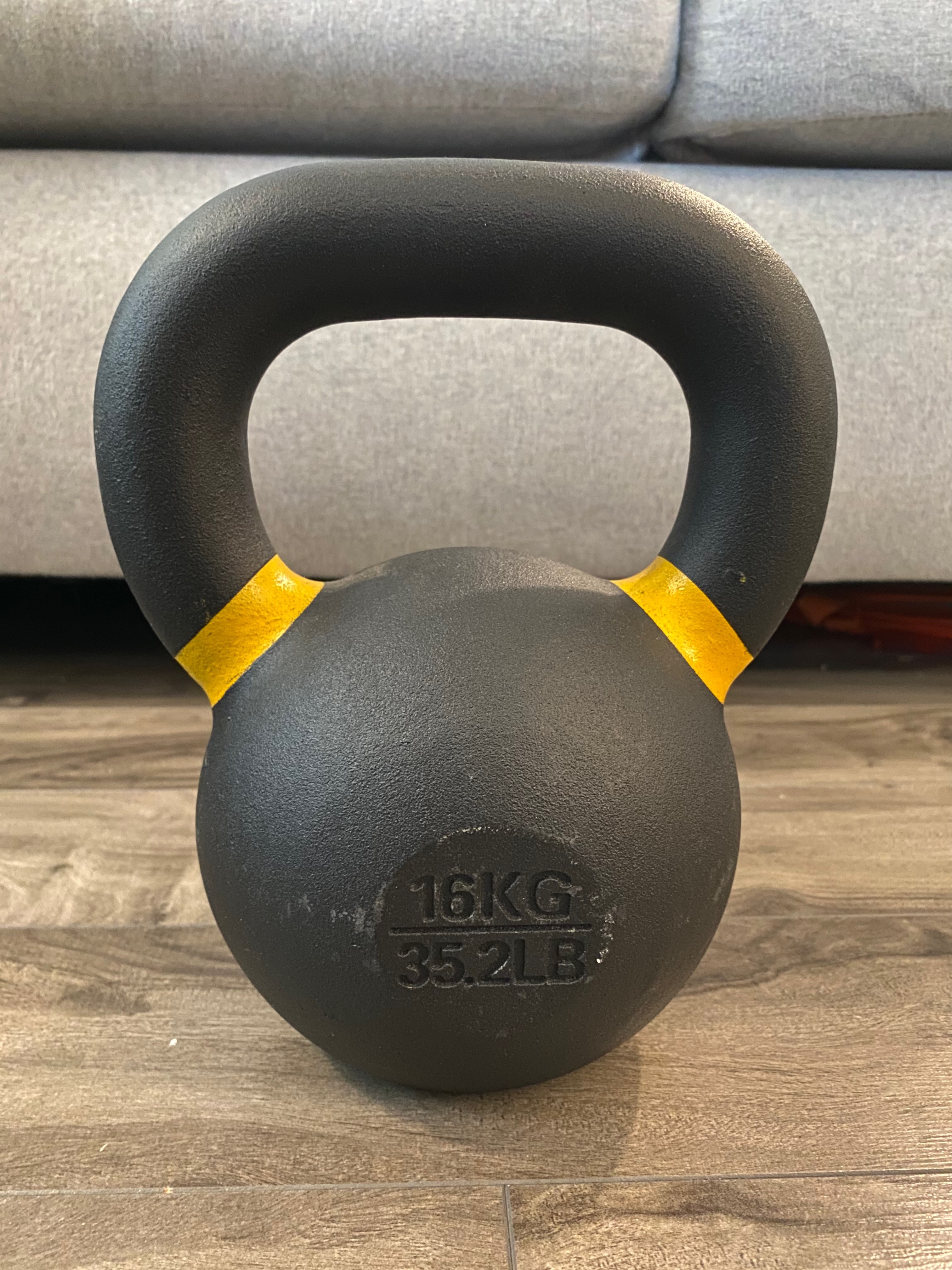Cast iron kettlebells set - photo 4