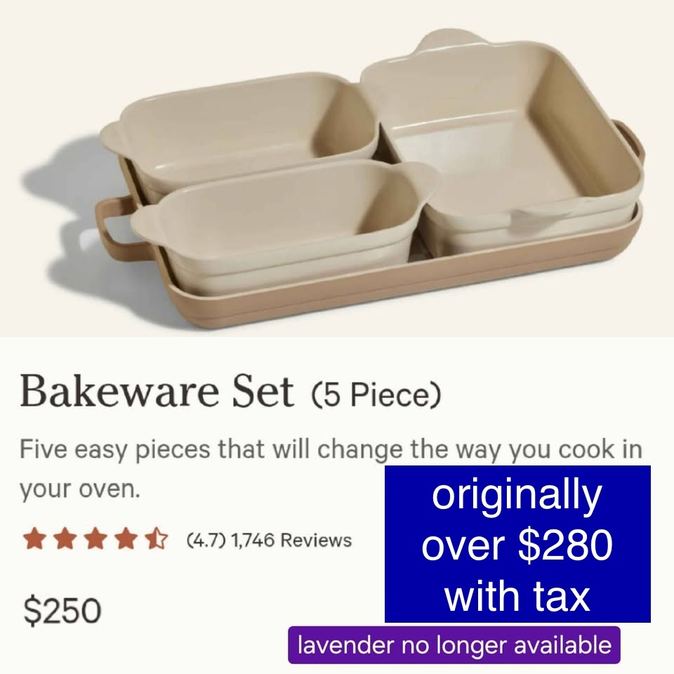 Our Place Bakeware set - NEW lavender griddle and baking pans - photo 3