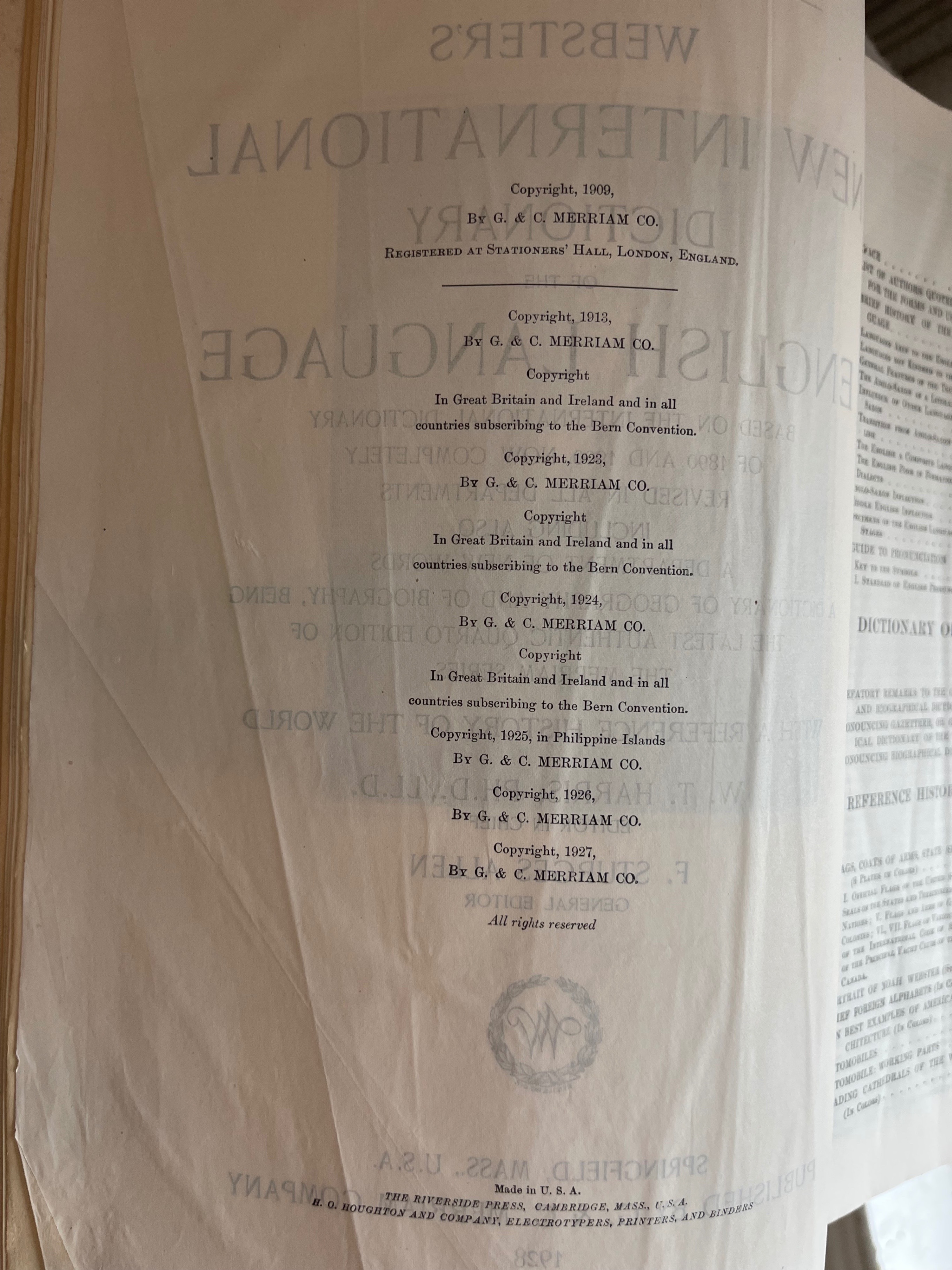 1928 Webster’s New Intl. Dictionary (Premium India Paper) - photo 5