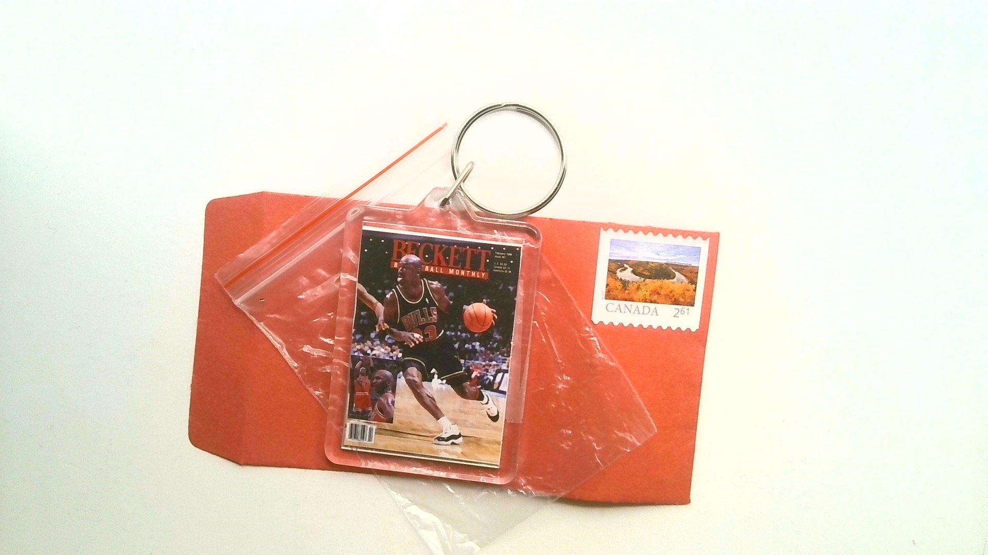 JORDAN ( BECKETT MAGAZINE KEY CHAIN ) FREE SHIPPING