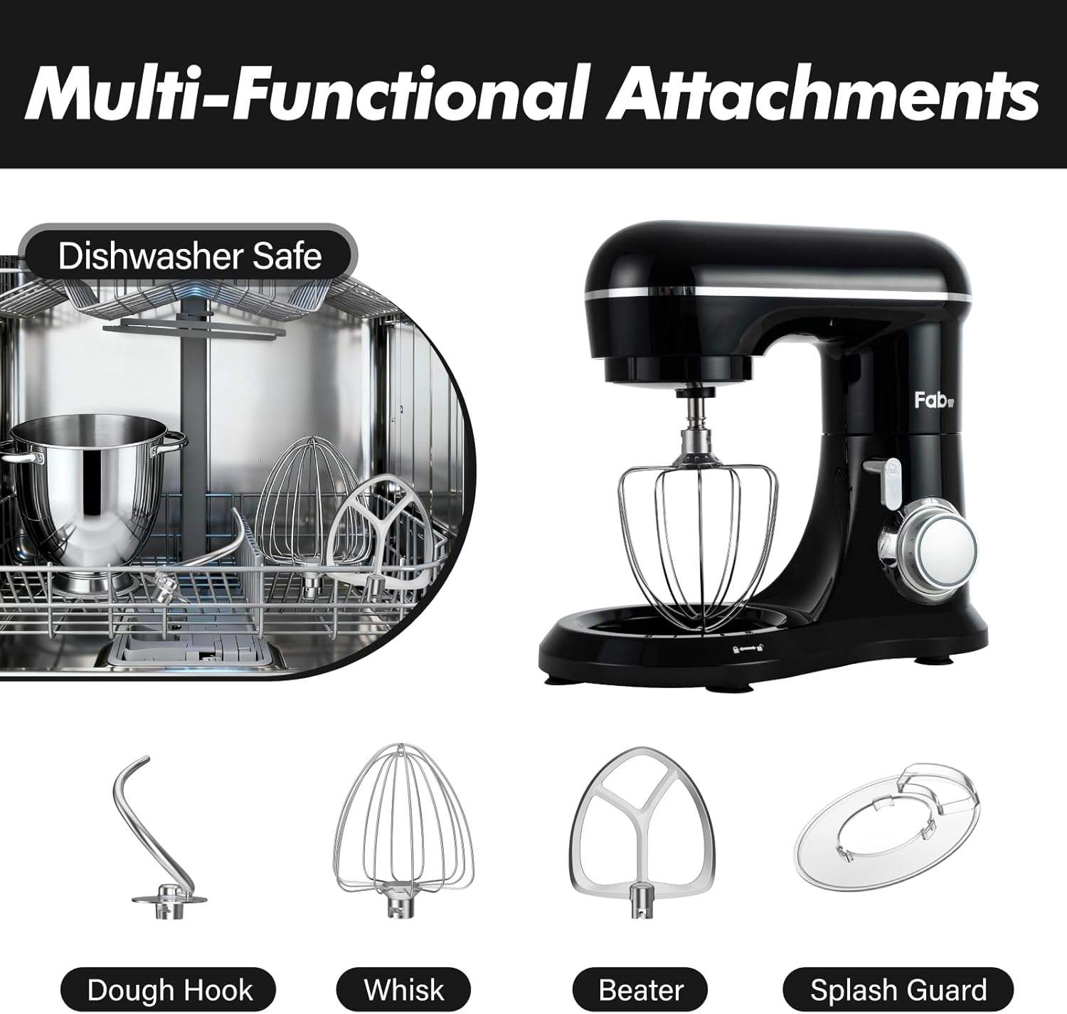 New Kitchen in the Box Fab Series Stand Mixer | 8.4 QT & 6.5 QT - photo 2