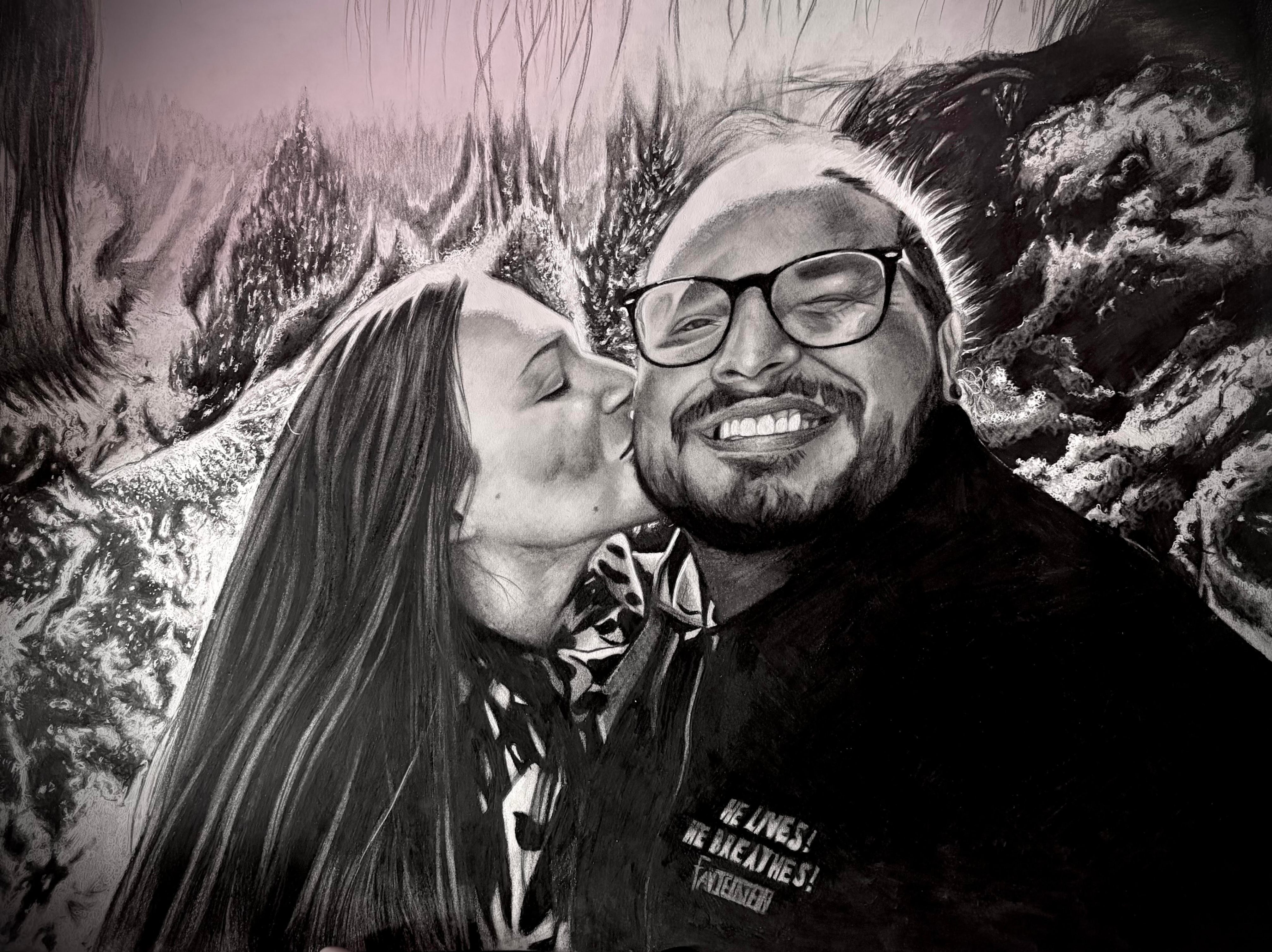 Hand Drawn Portrait - photo 3