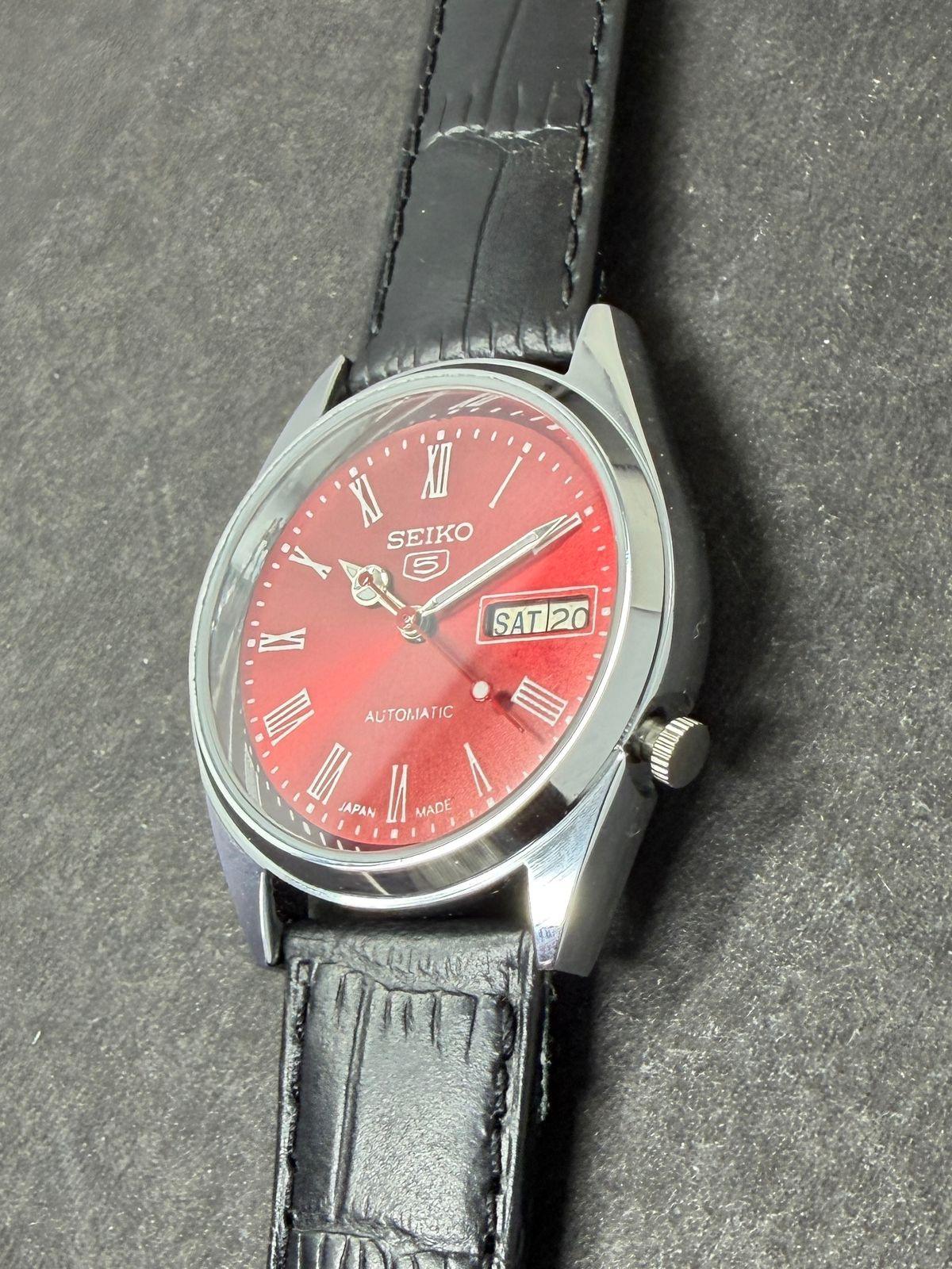 Vintage Seiko 5 Automatic 6309A Men's  Watch D&D- Japan Made - photo 5