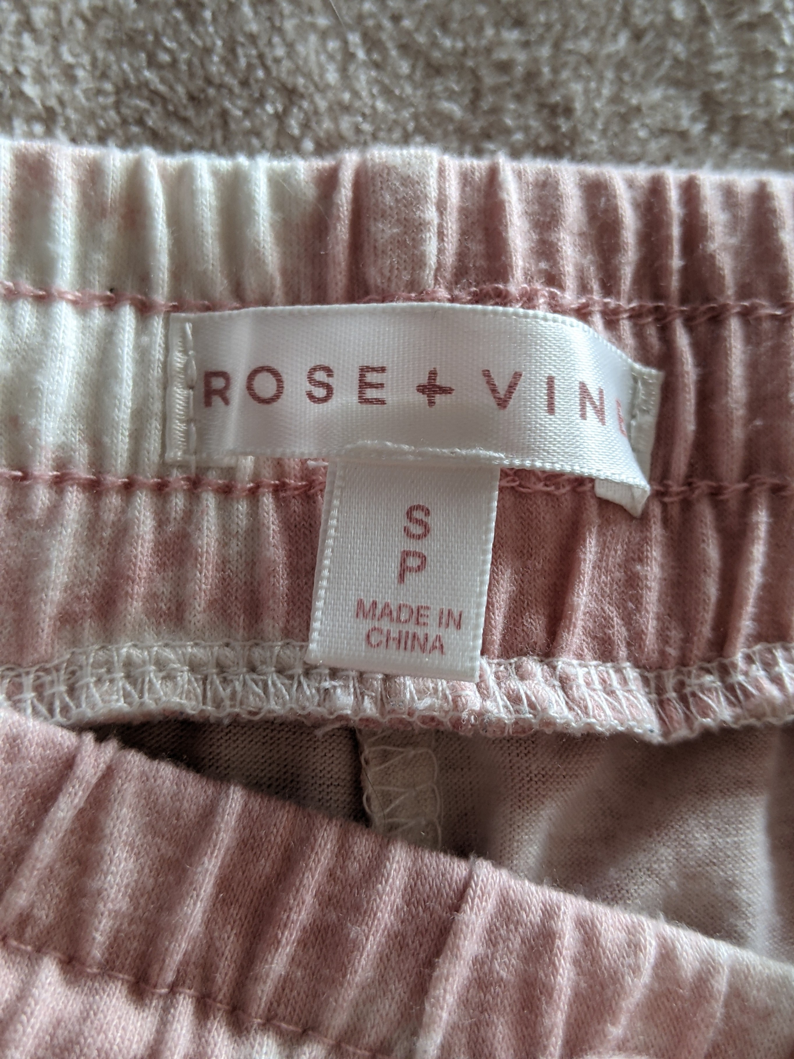 Rose + Vine Tie-die PJ shorts - photo 3