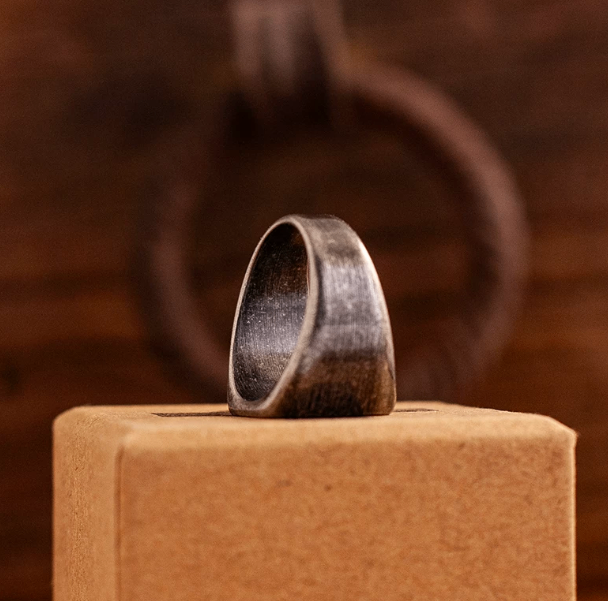 Double-Headed Eagle Crest Signet Ring - photo 3