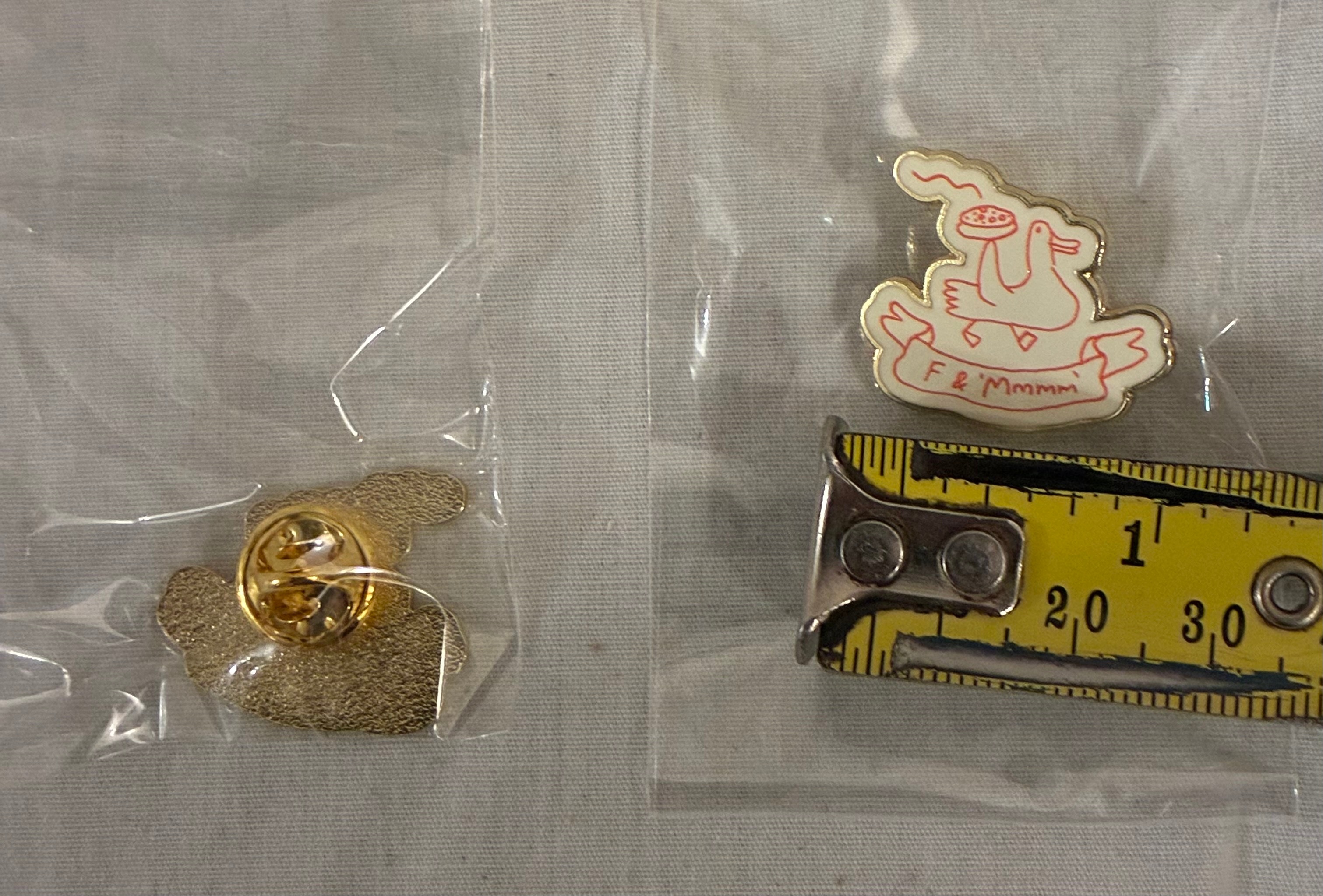 2 Fortnum and Masons Pins 'F & Mmmm' - photo 3