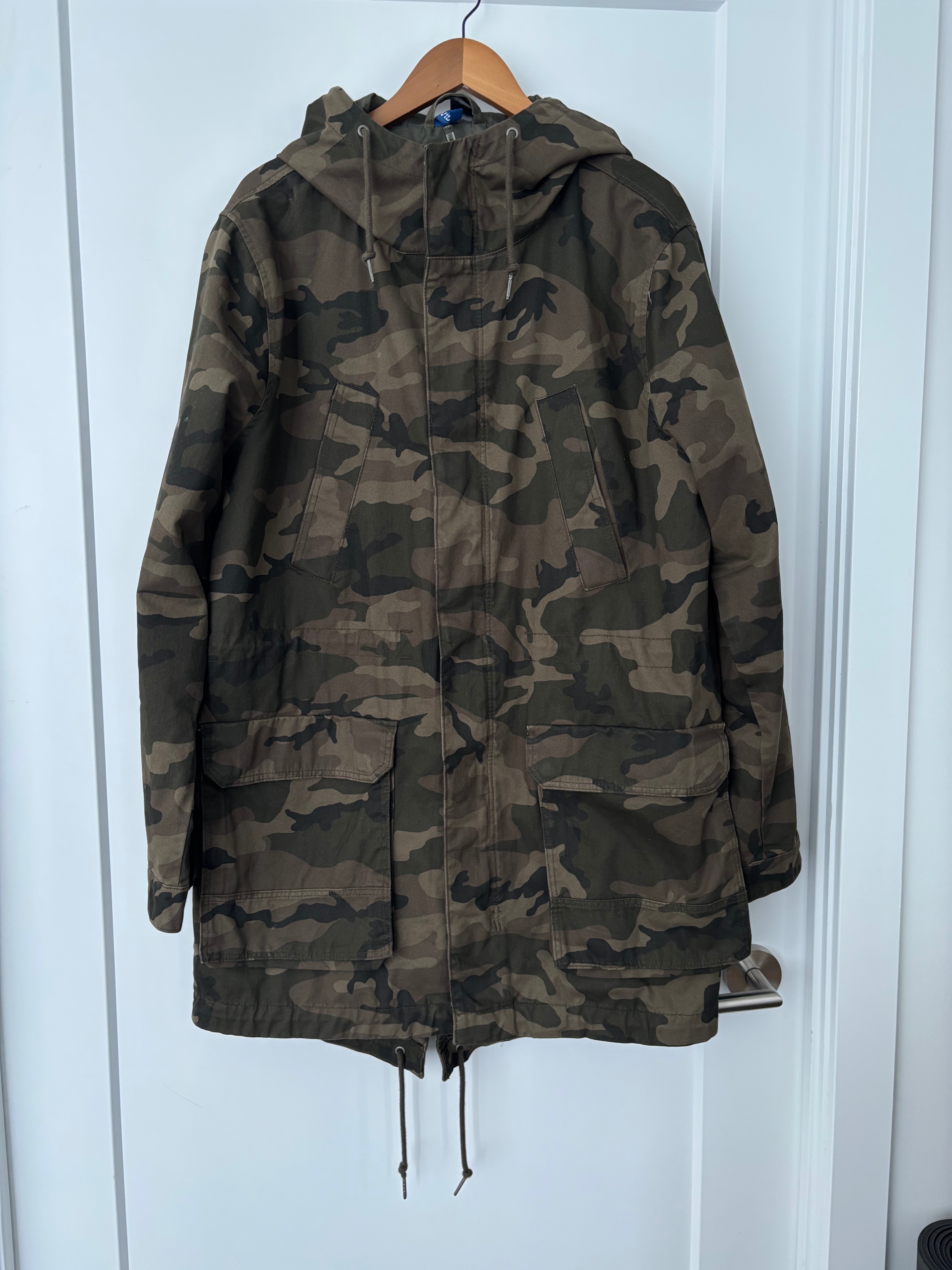 H&M military parka (DB Supply collab label)
