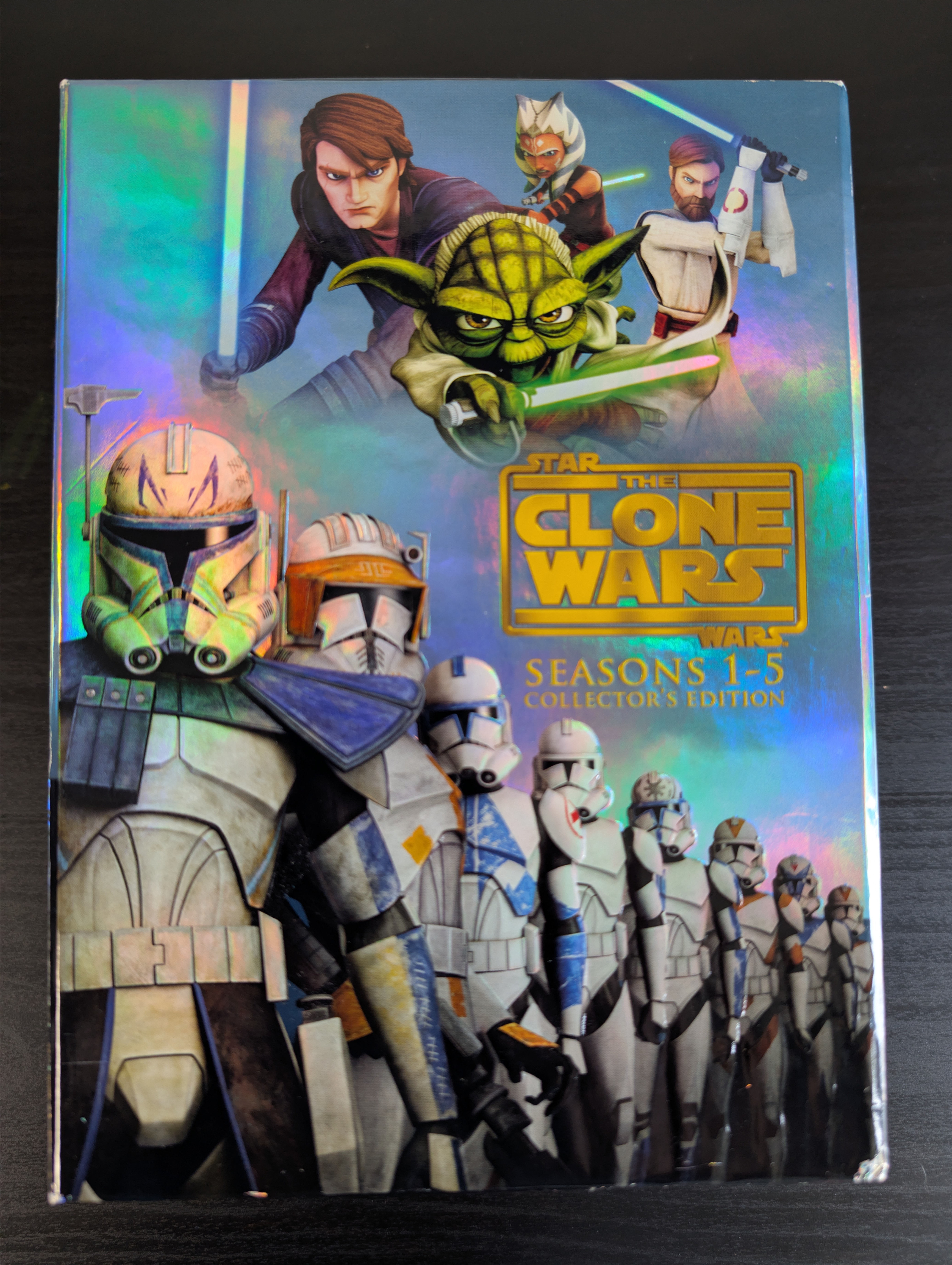 Star Wars Clone Wars Blu-ray Collector Set S1–5 + Art Book
