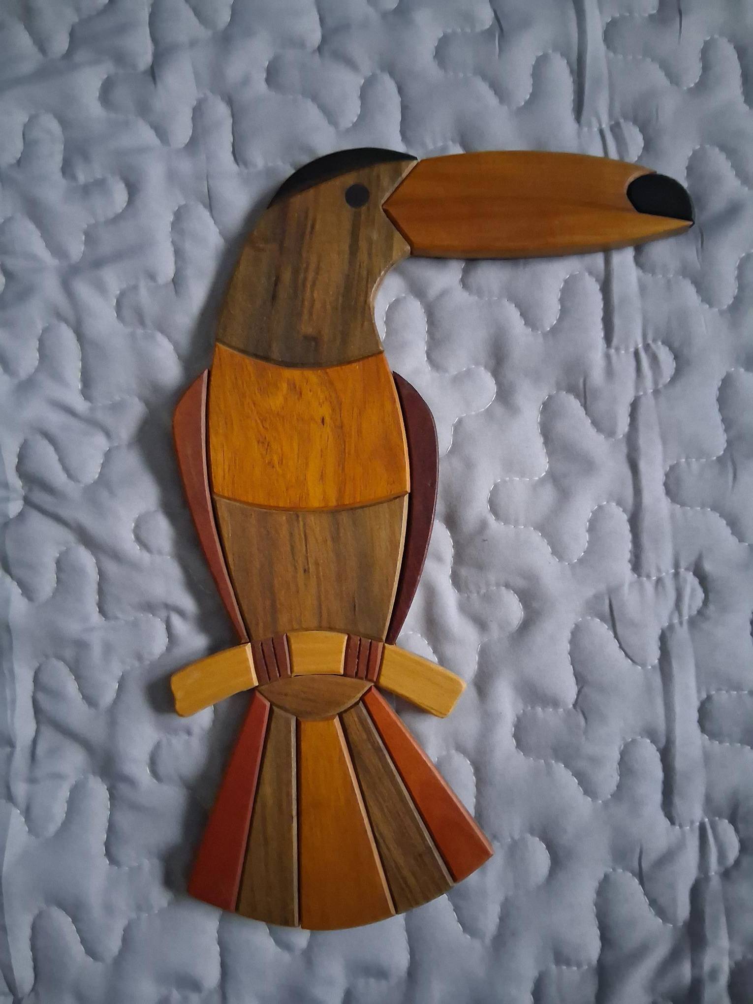 Wooden Bird Decor-Toucan, Parrot, Pelican Set - photo 4