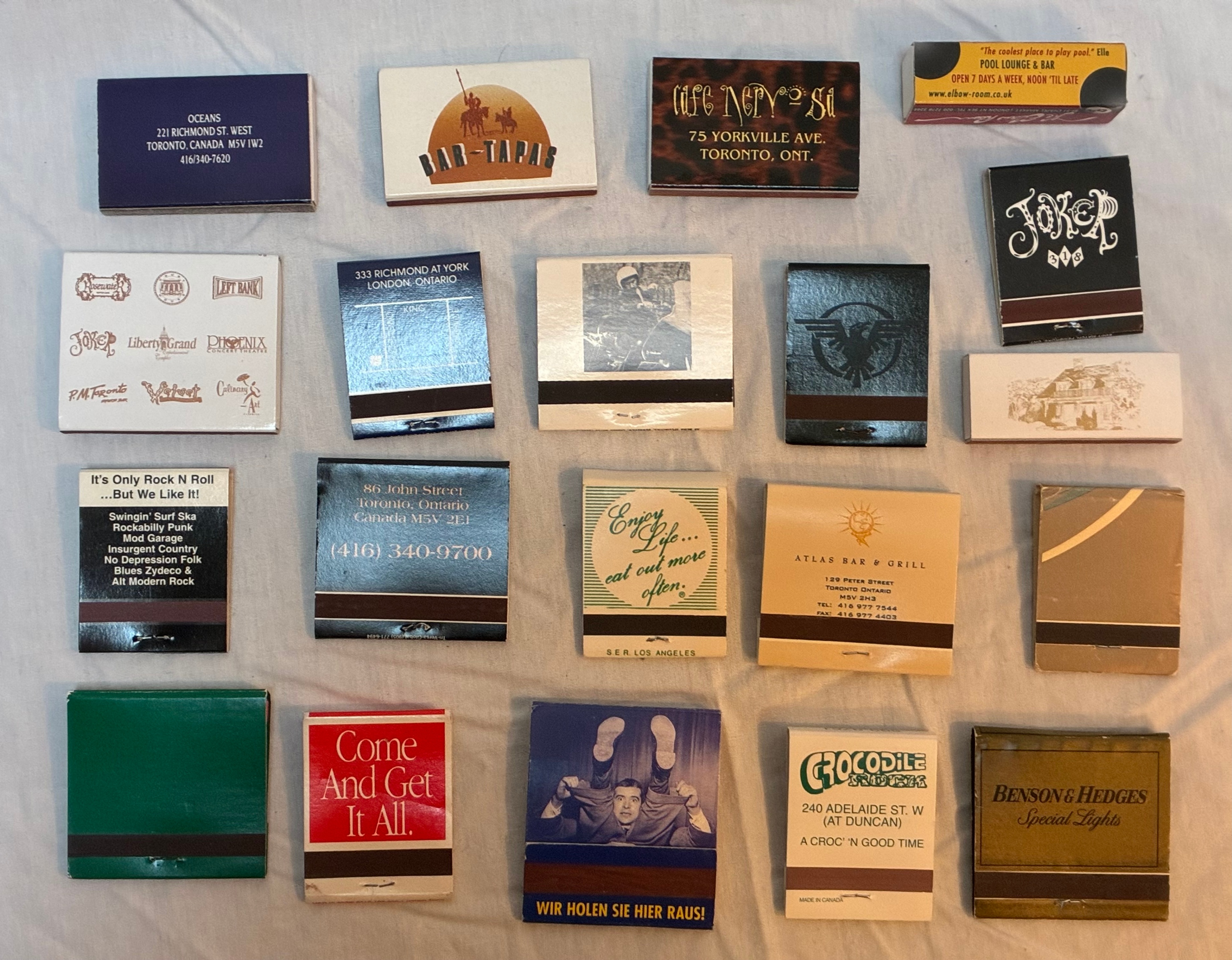 20 Vintage Collectable Matches, Matchbooks - photo 2