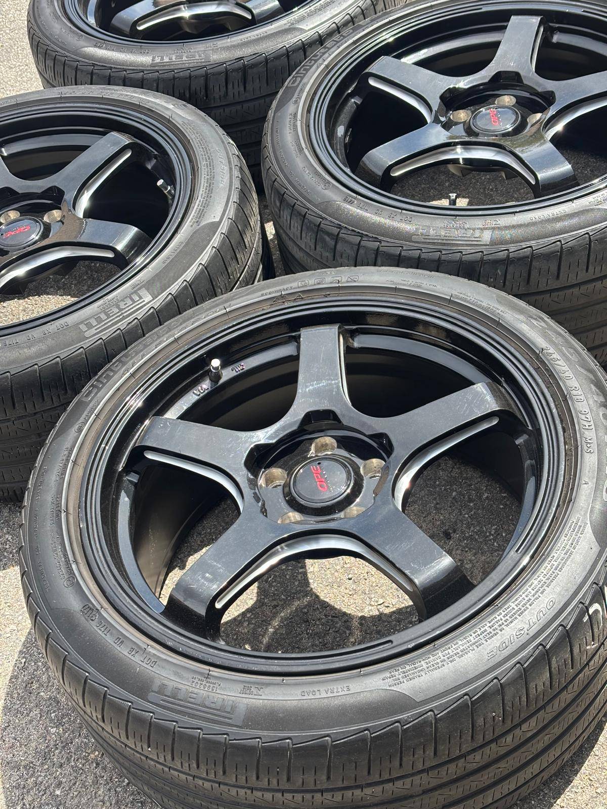18”OPE FF05(5x112)+245/40/R18 Pirelli-C & E Class/CLA/Jetta/Golf - photo 2