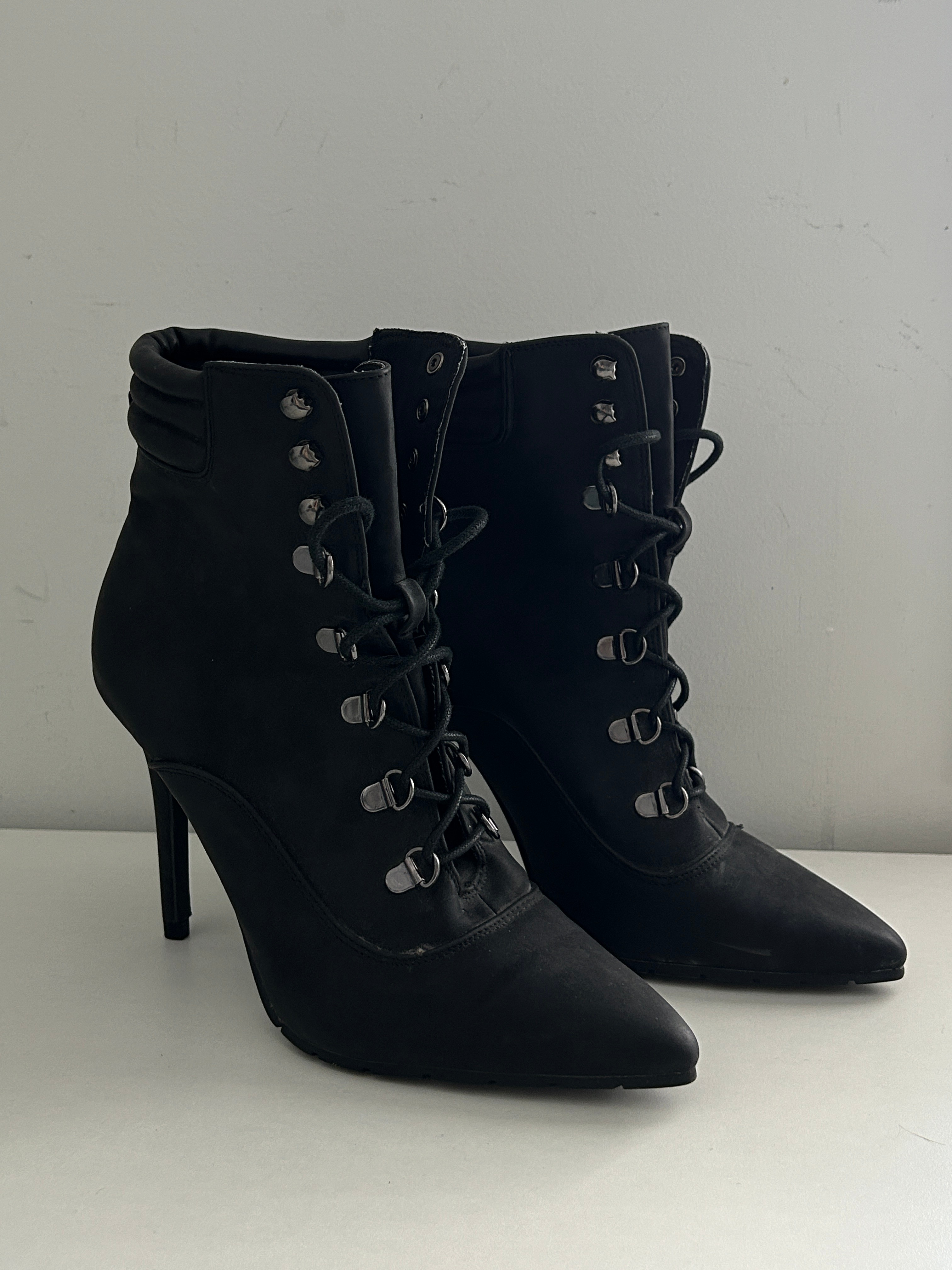 Le Chateau Black Boot Heels