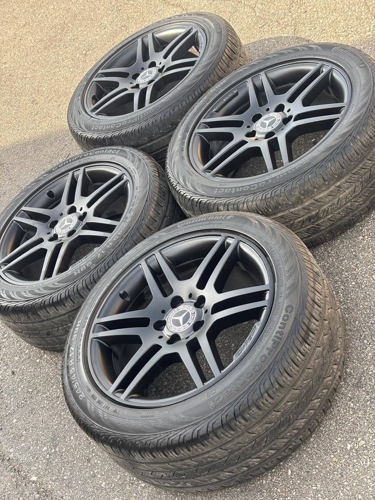 OEM 17”Mercedes AMG(5x112)+Continentals-CLA/ E/ C/ A/ B Class - photo 4