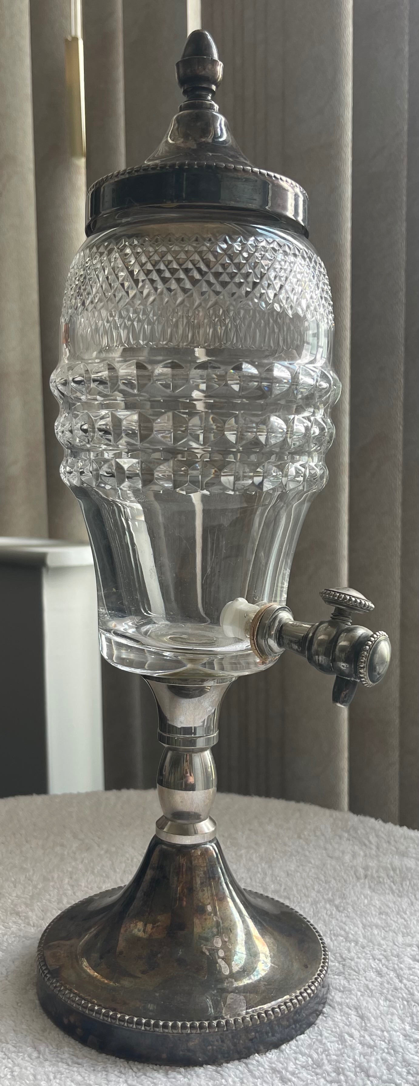 Vintage French Single-Spout Absinthe Fountain (15")