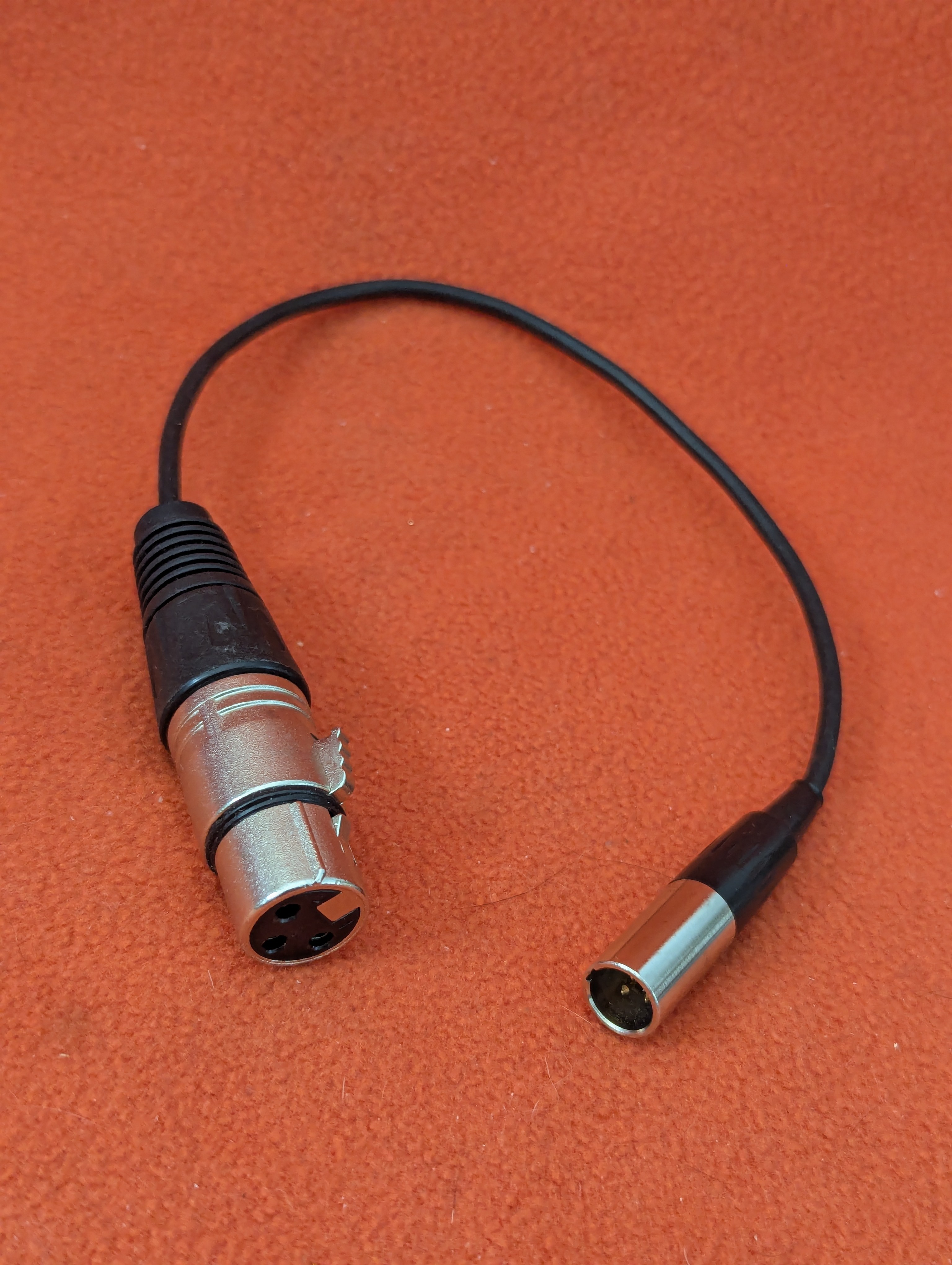 Male to female XLR audio cable