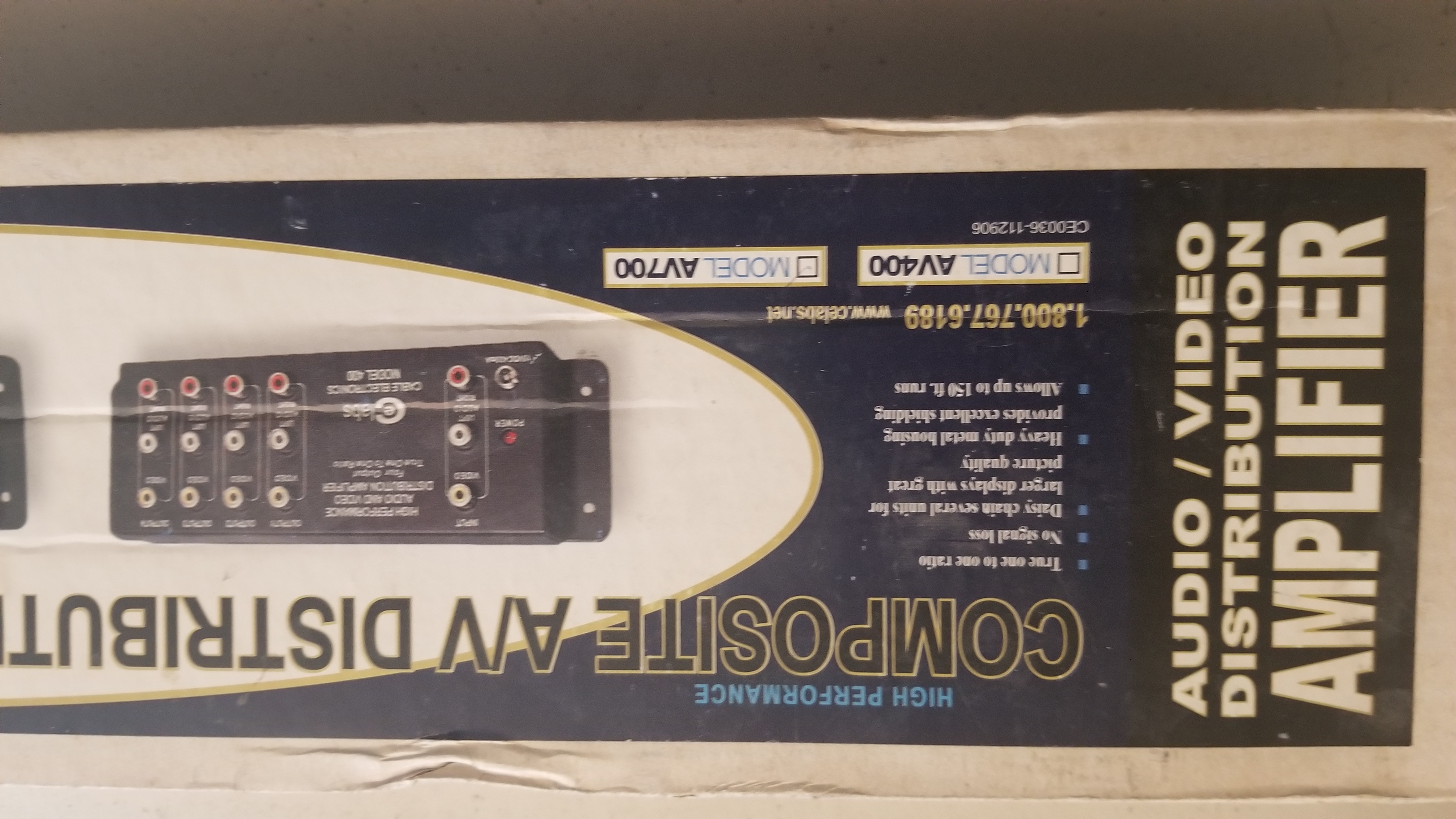 e-labs Composite A/V Distribution Amplifiers - photo 3
