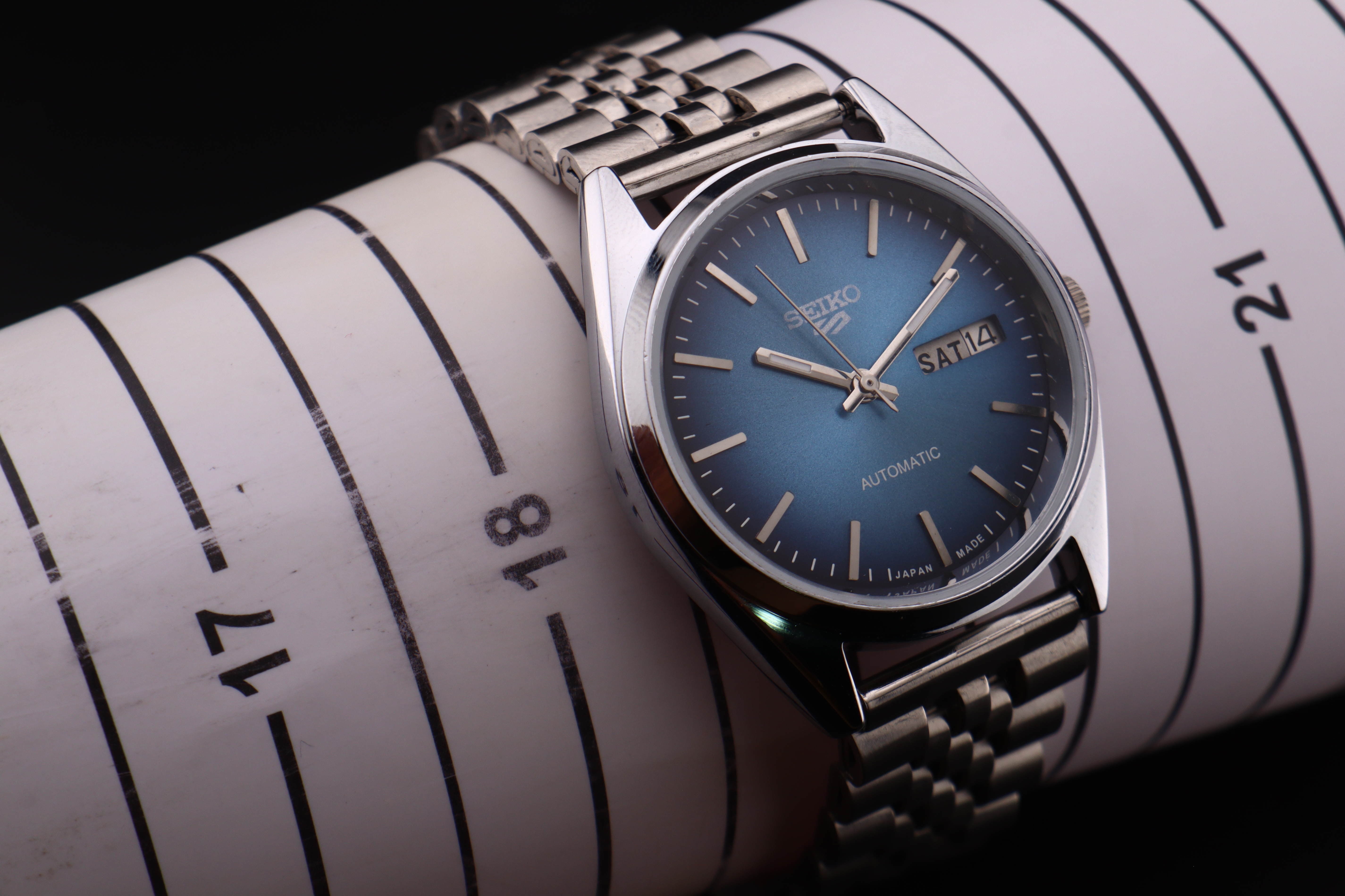 Vintage Seiko 5 Automatic 6309A Men's  Watch D&D- Japan Made - photo 5
