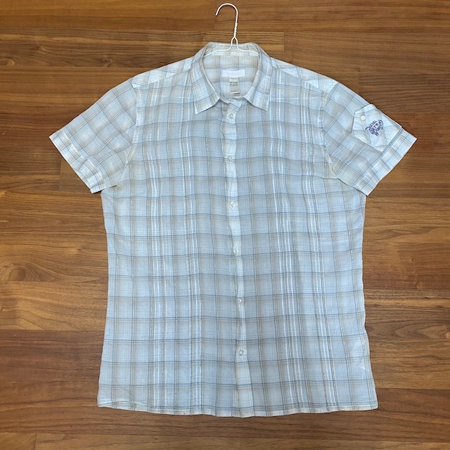 Diesel Men's Plaid Short Sleeve Shirt Size L