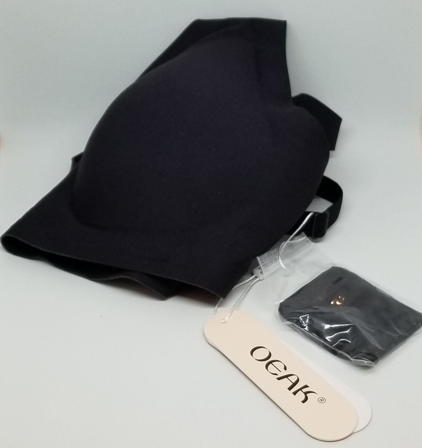 OEAК Women's Deep V Bra - Black, Size M - photo 3