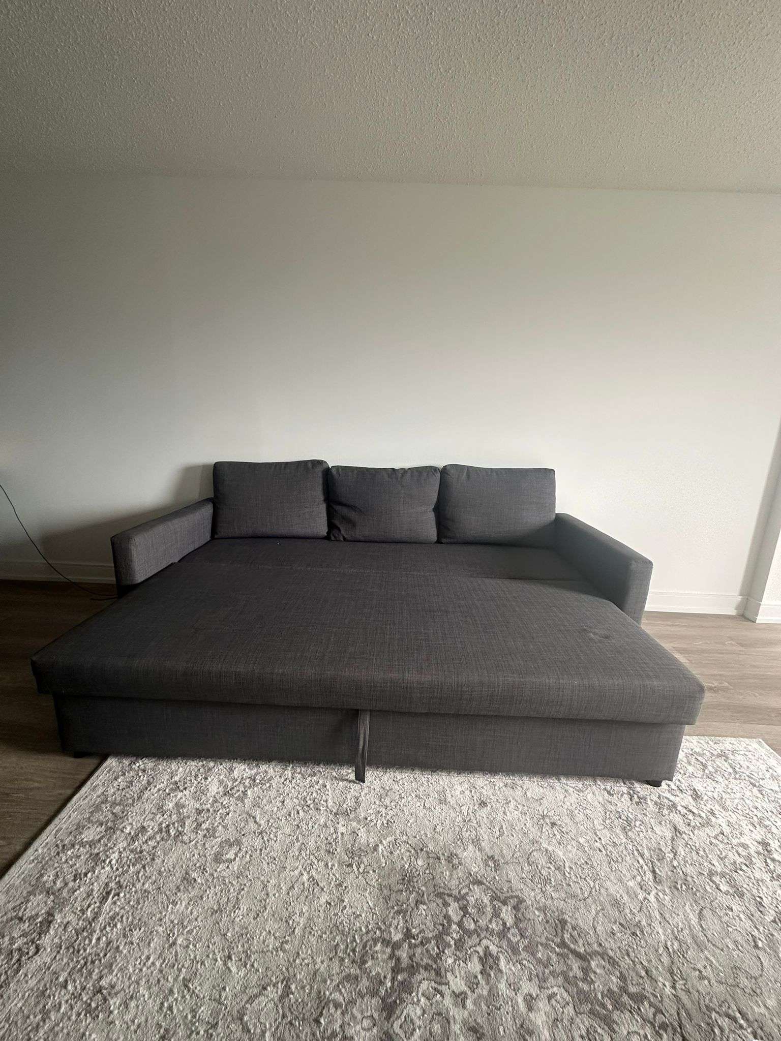 Sofa-Bed Grey Couch -Ikea - photo 4