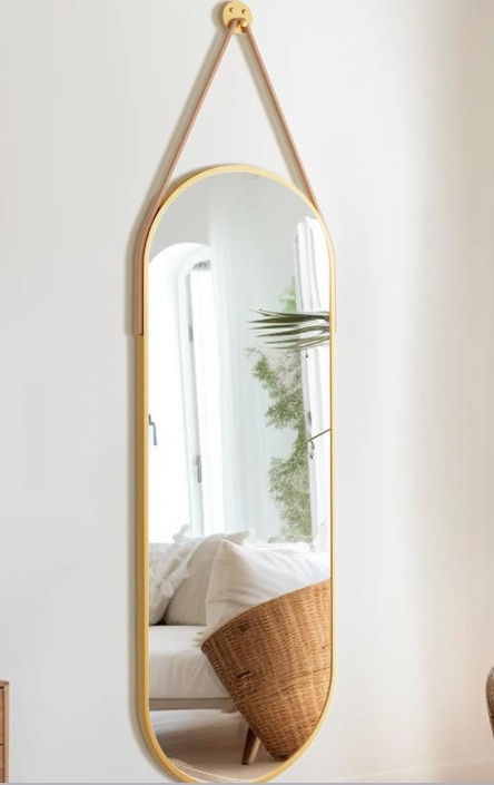 Oval full length Mirror (16" x 48")
