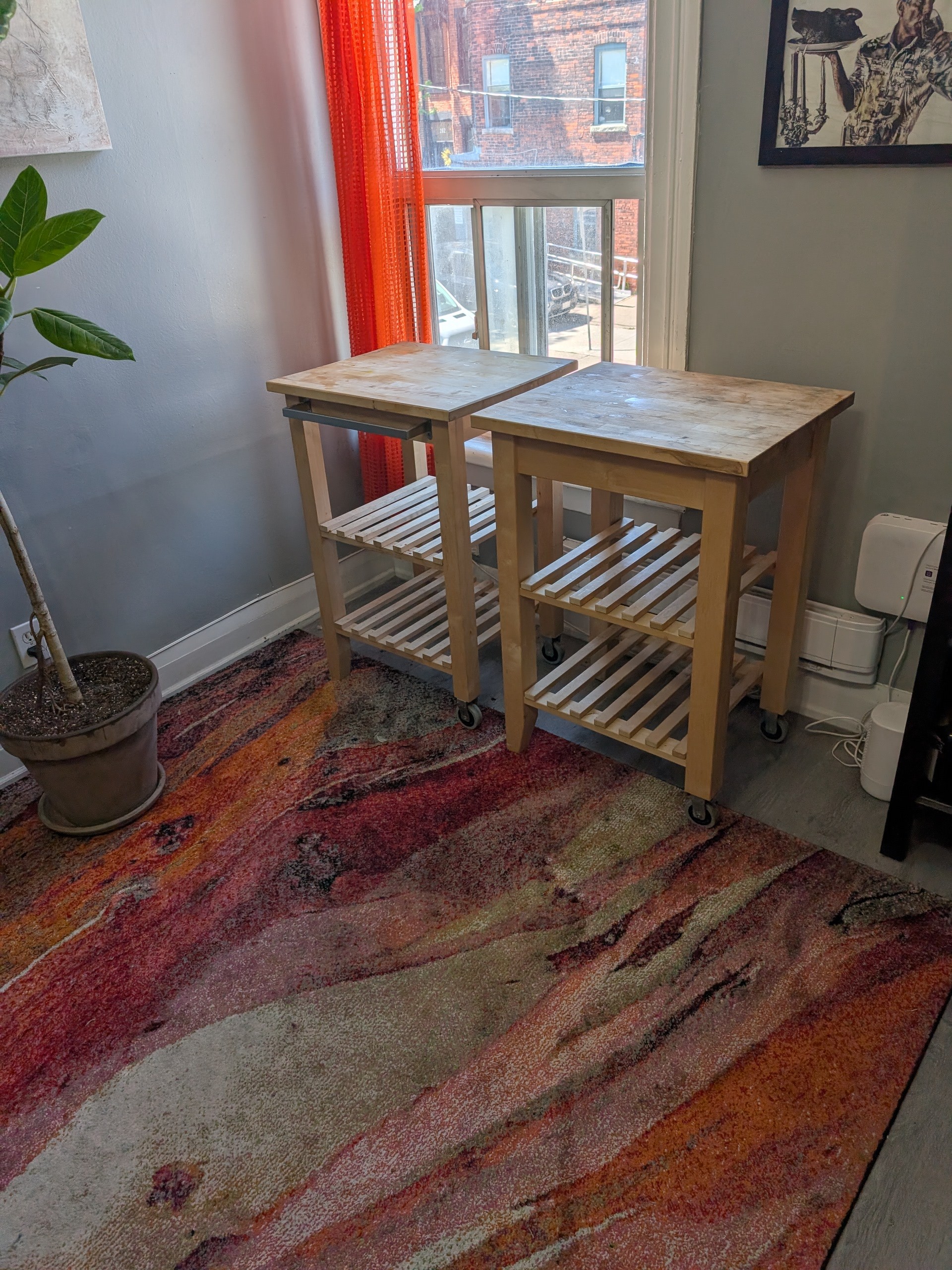Wooden Kitchen Cart — High Quality, Heavy Duty