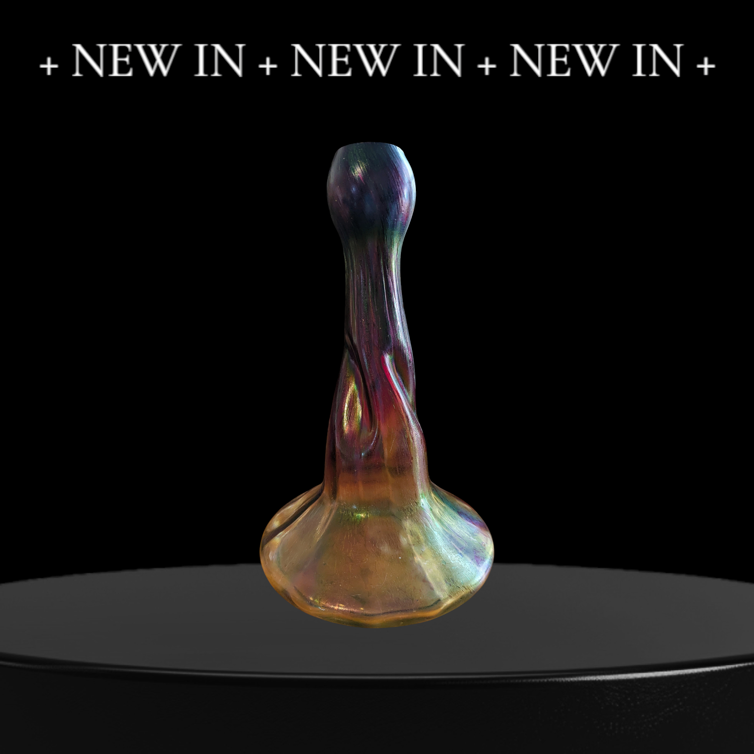 Exquisite Iridescent Glass Antique Vase
