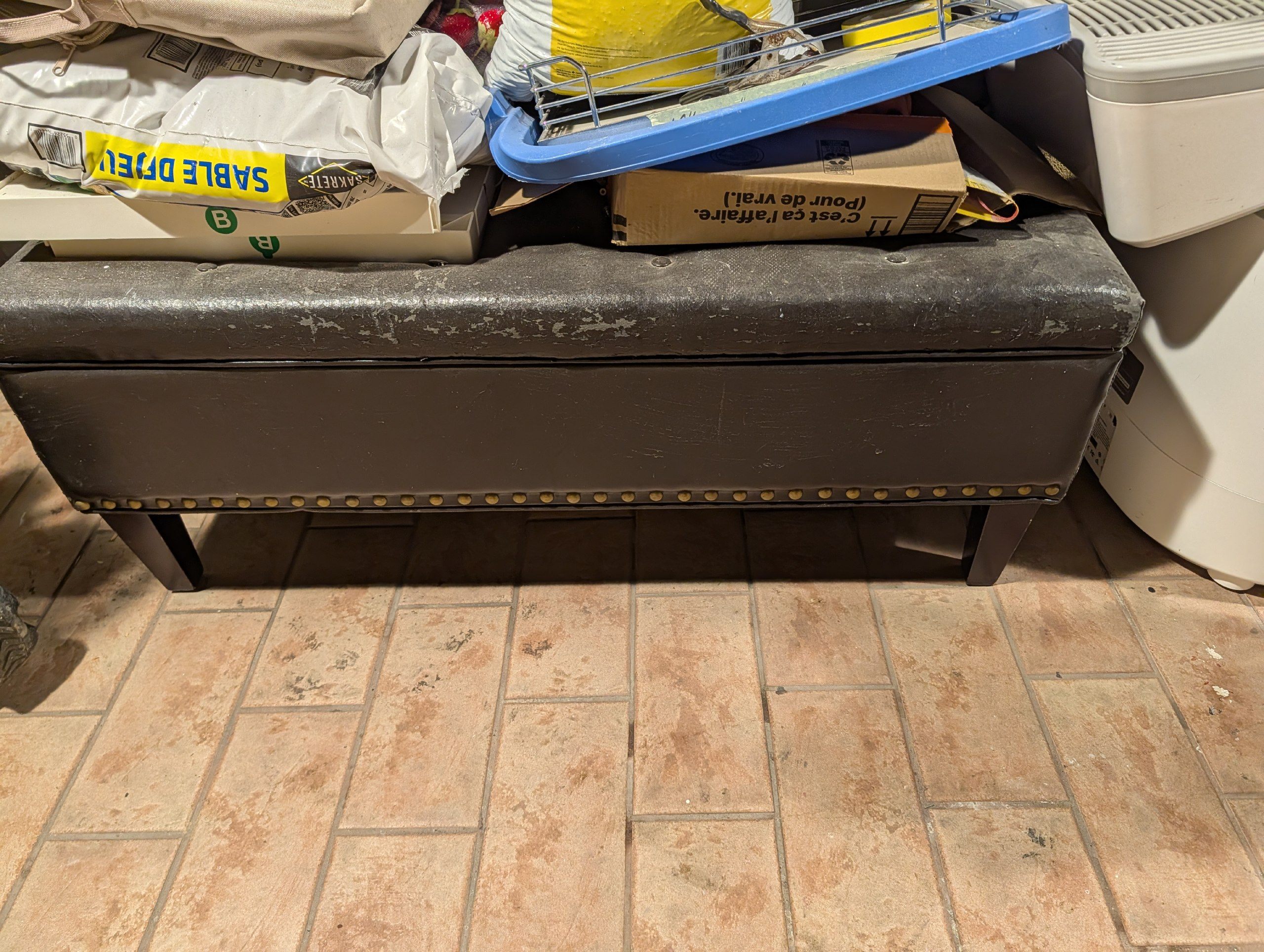 Vintage ottoman used