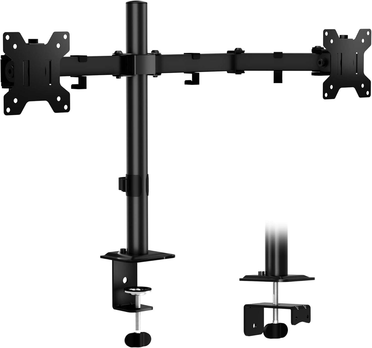 dual monitor arm mount