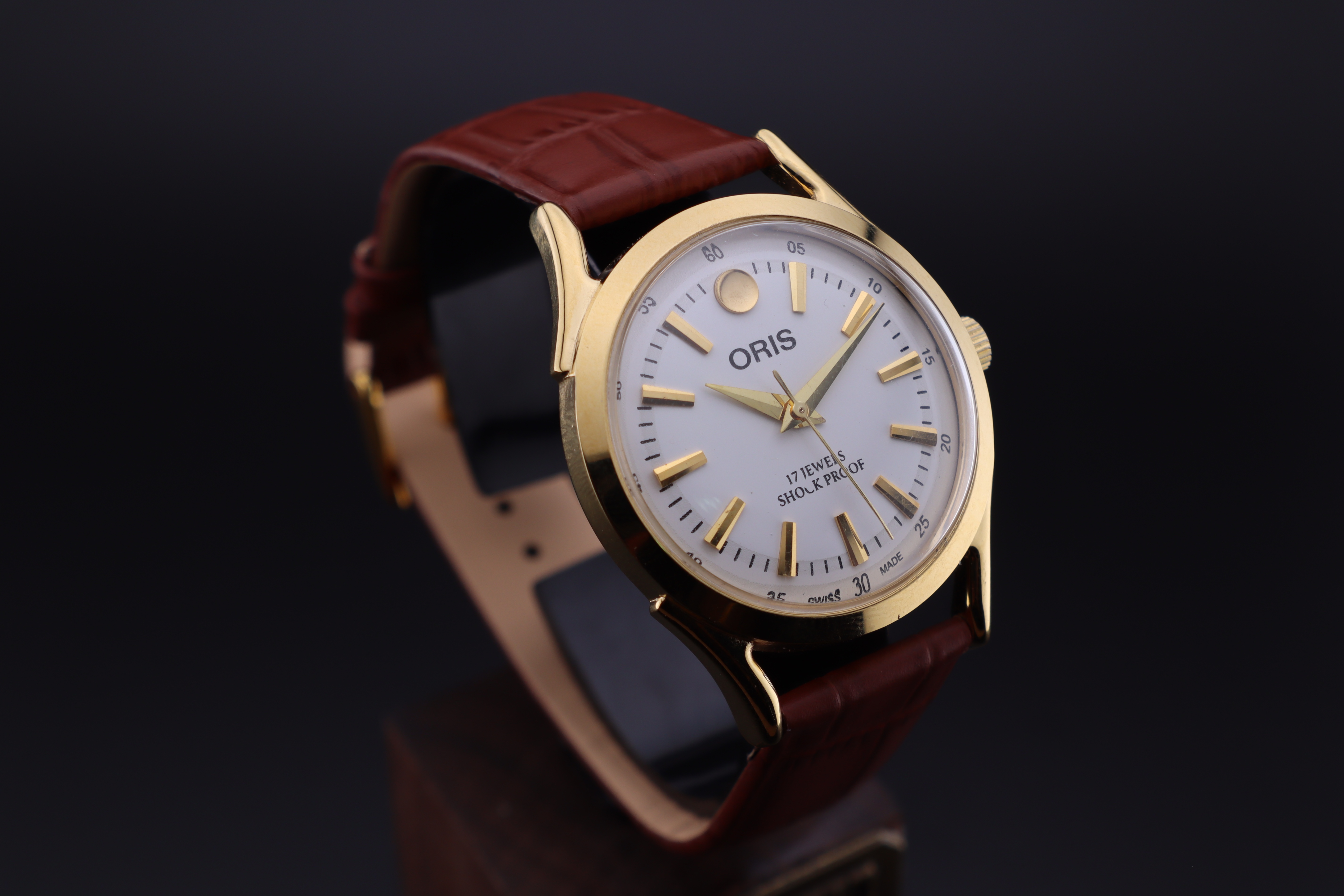 Vintage Oris Swiss ST-96 Hand Wind Mechanical Men's Watch