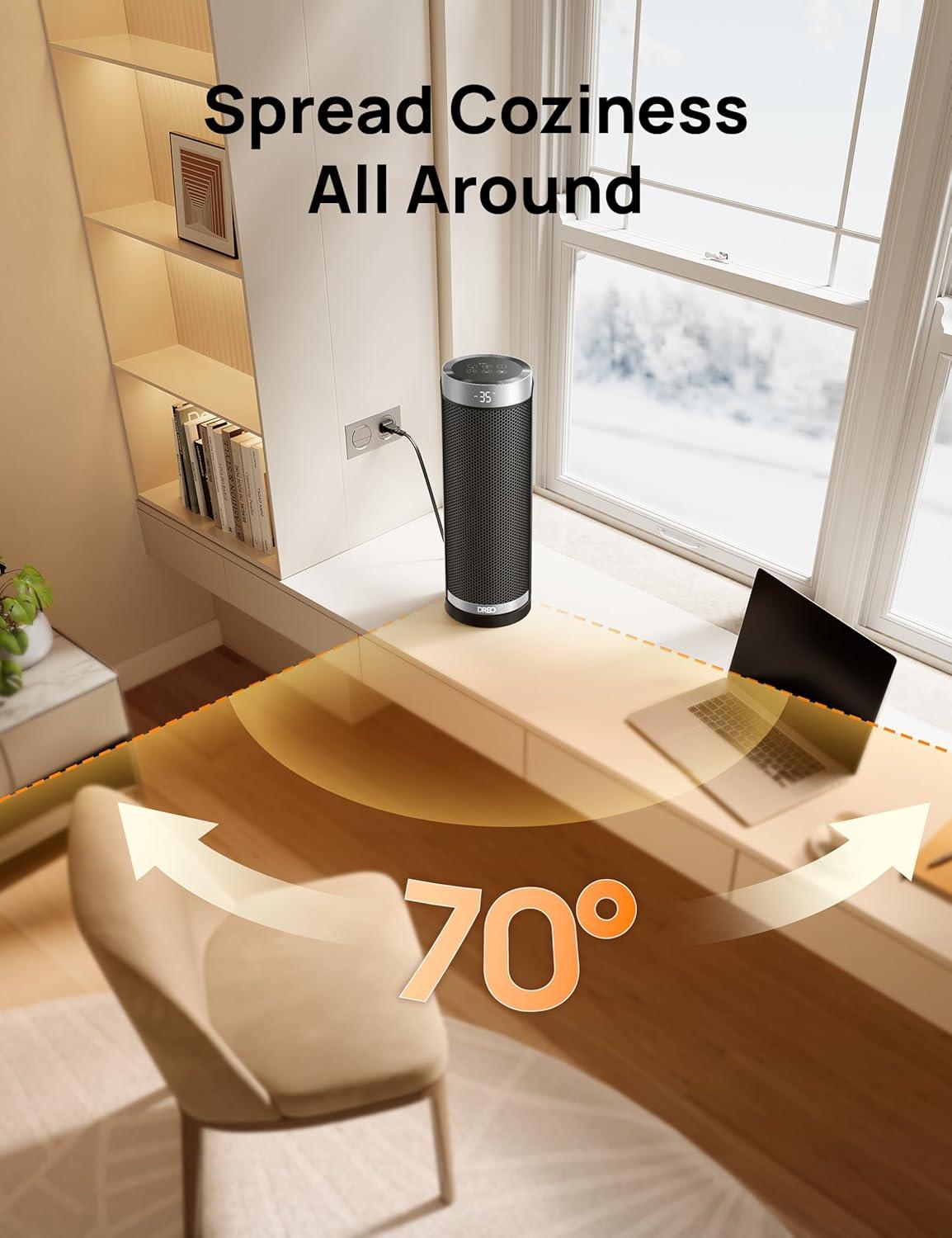 DREO Space Heater 2022 Upgraded 1500W Fast Heating - photo 5