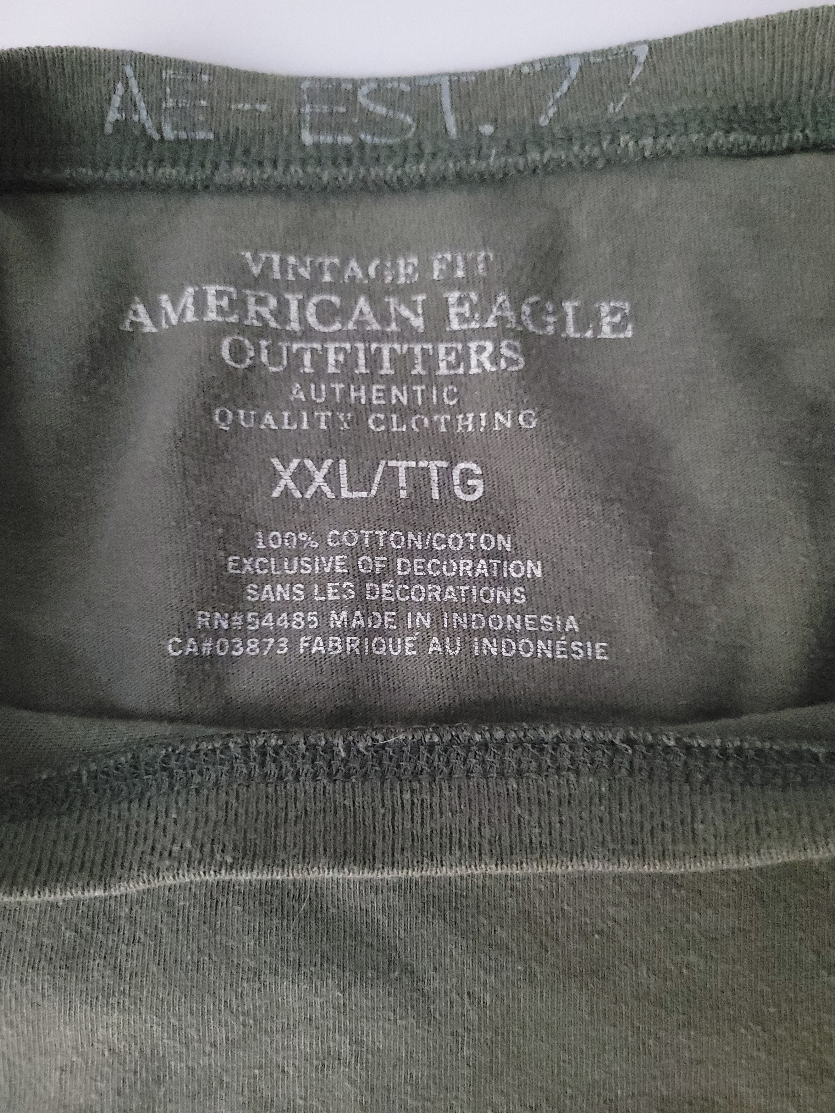 American Eagle Outfitters Mens Vintage Fit Graphic Tee Green XXL - photo 4