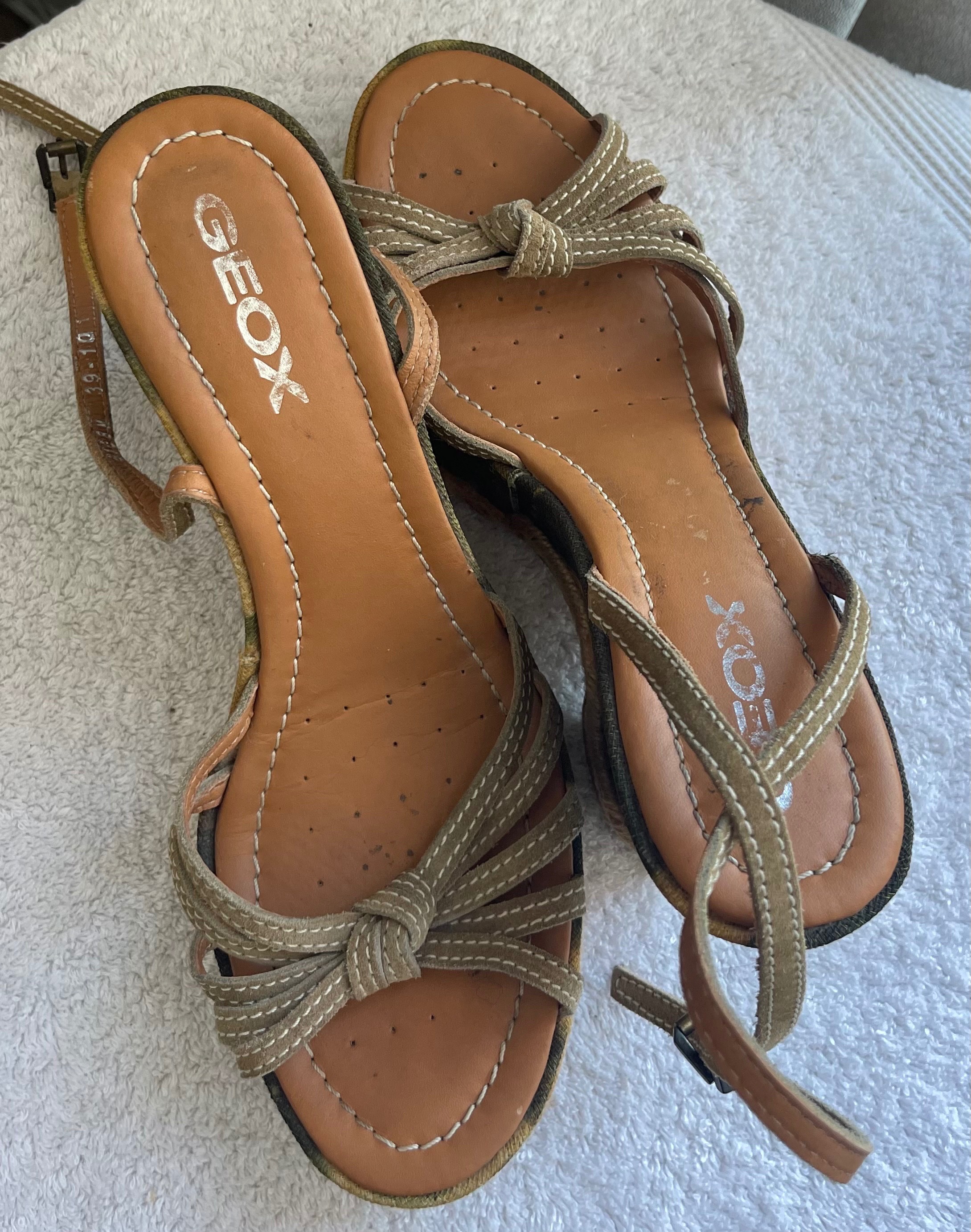 GEOX Camo Canvas Espadrille Wedges (Size 9.5) - photo 3